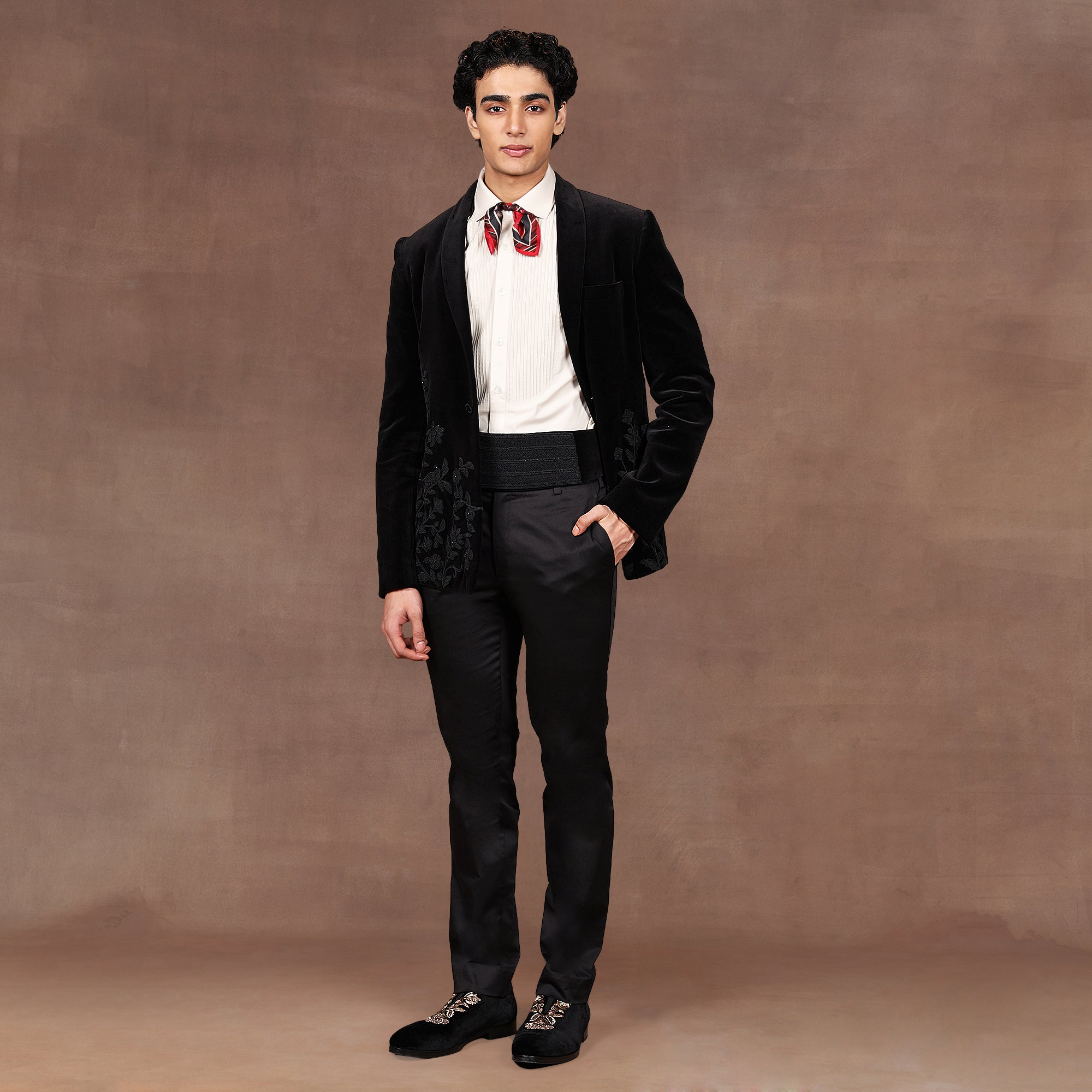 Noir Velvet Tuxedo | EAST