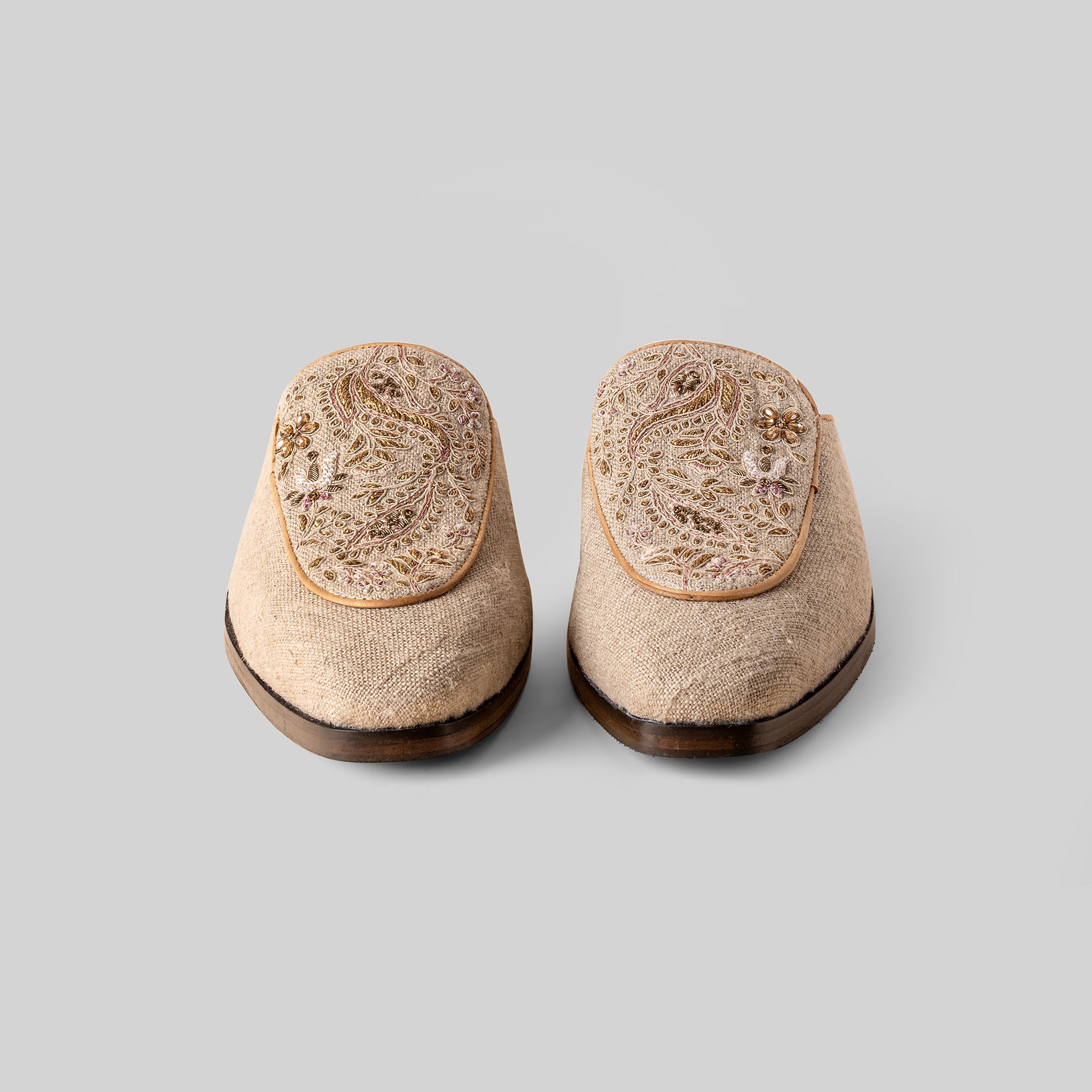 Nugrey Open Toe Loafers