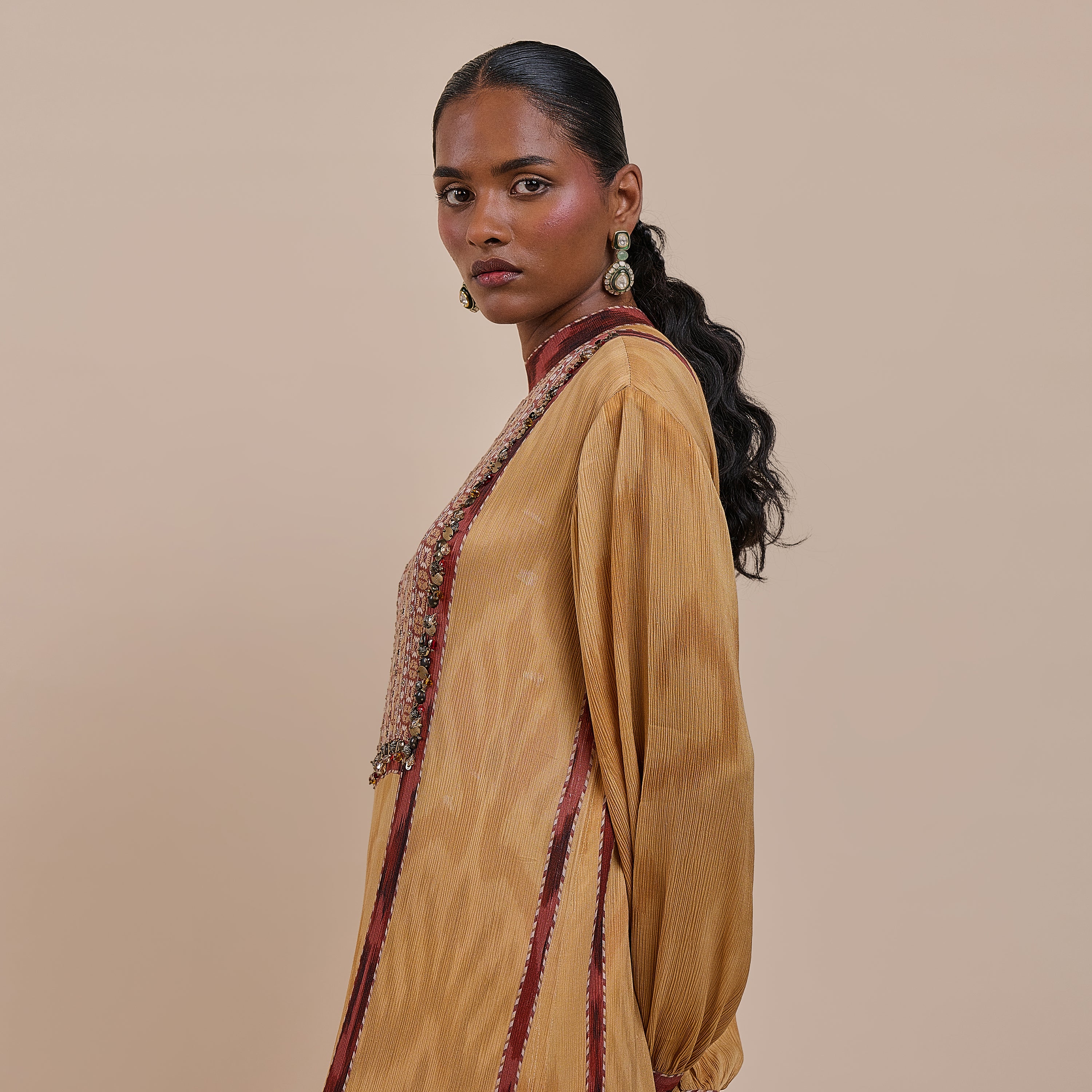Ochre Yellow Kaftan | ATTH