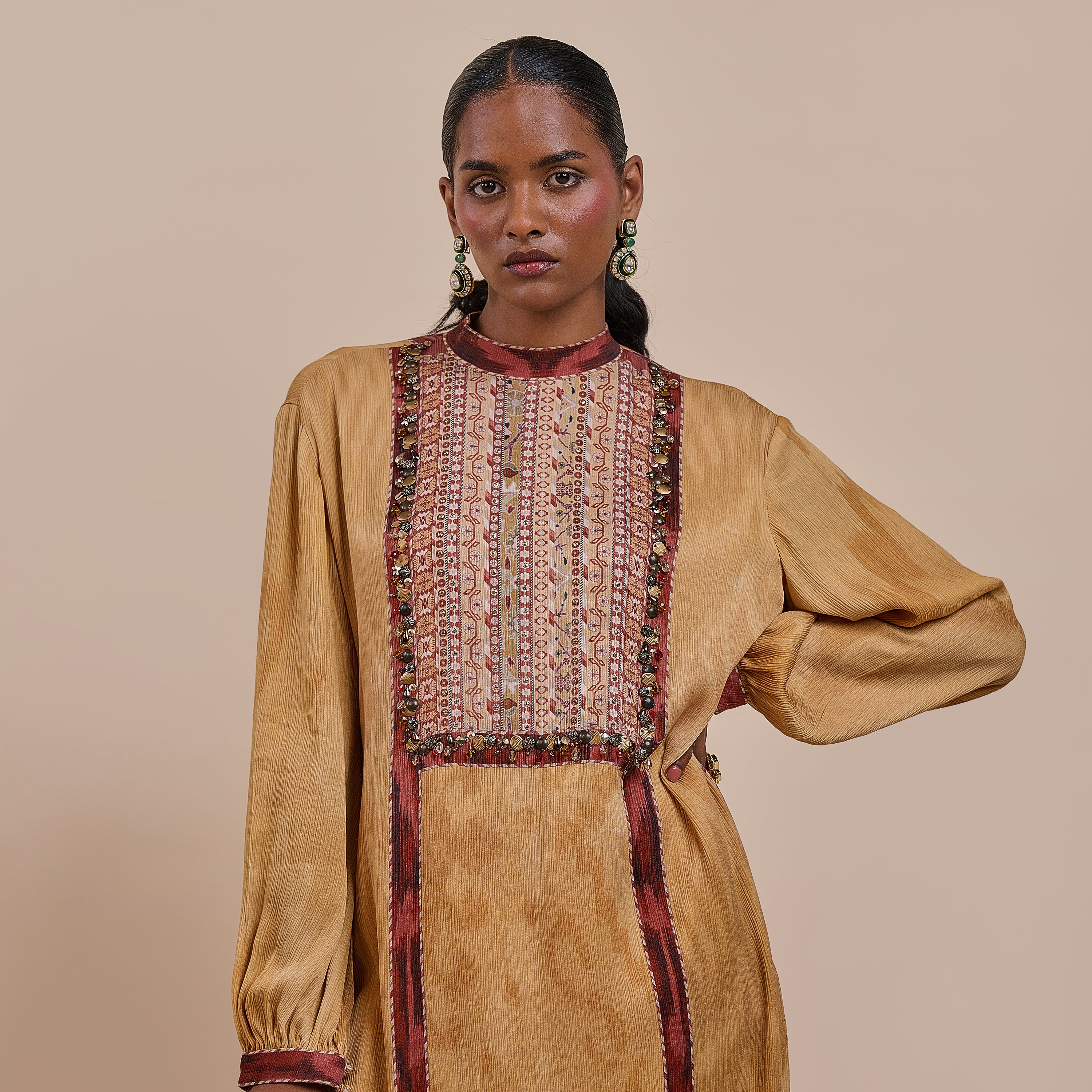 Ochre Yellow Kaftan | ATTH