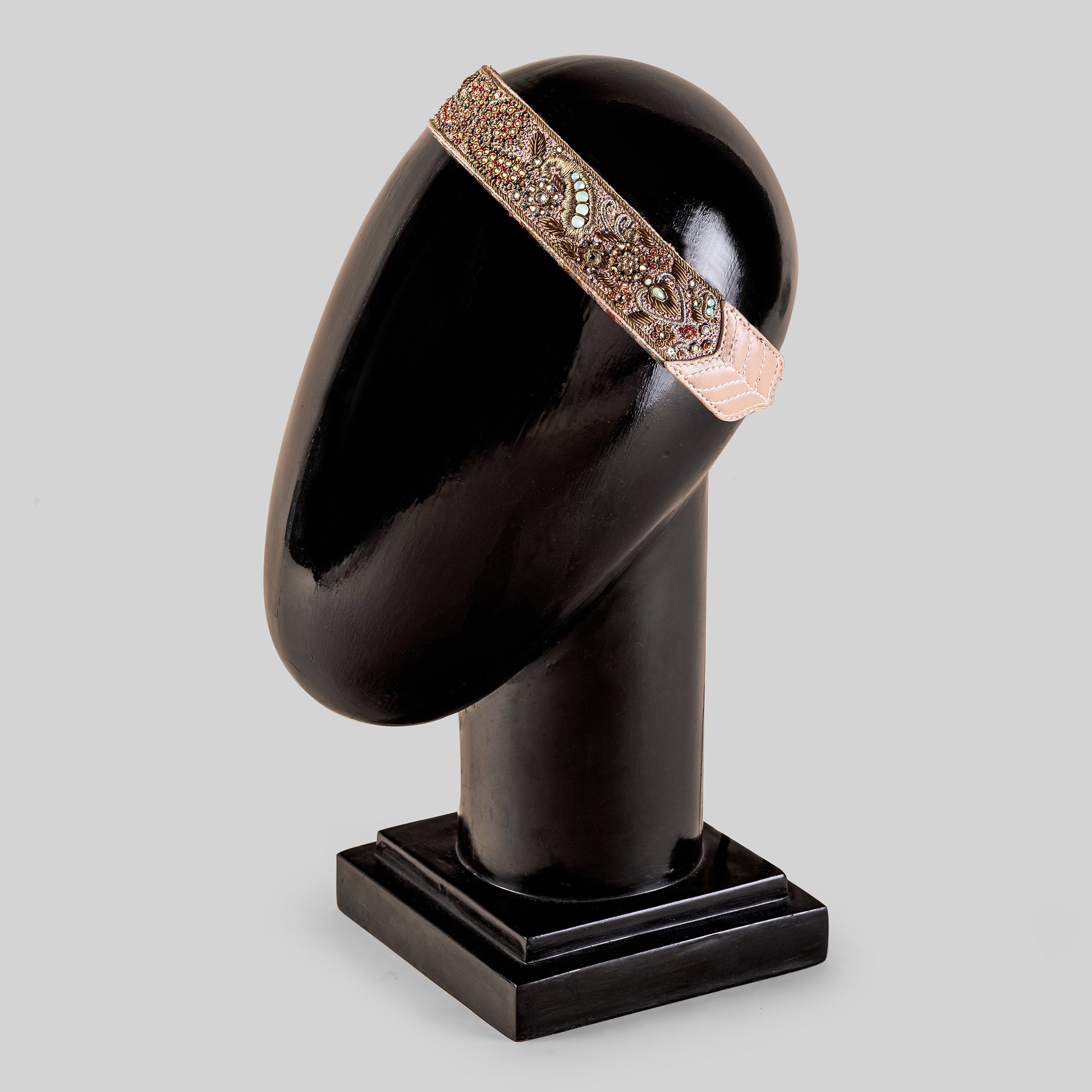 Old Rose Embroidered Hairband