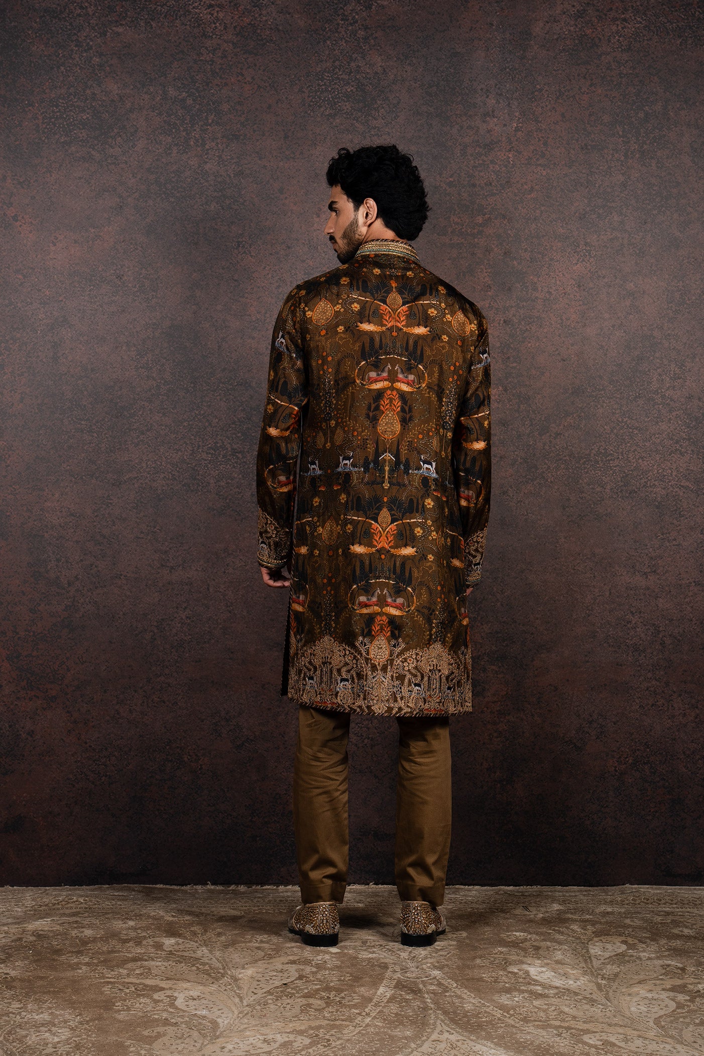 Olive Mustard Kurta Set | MURAQQA