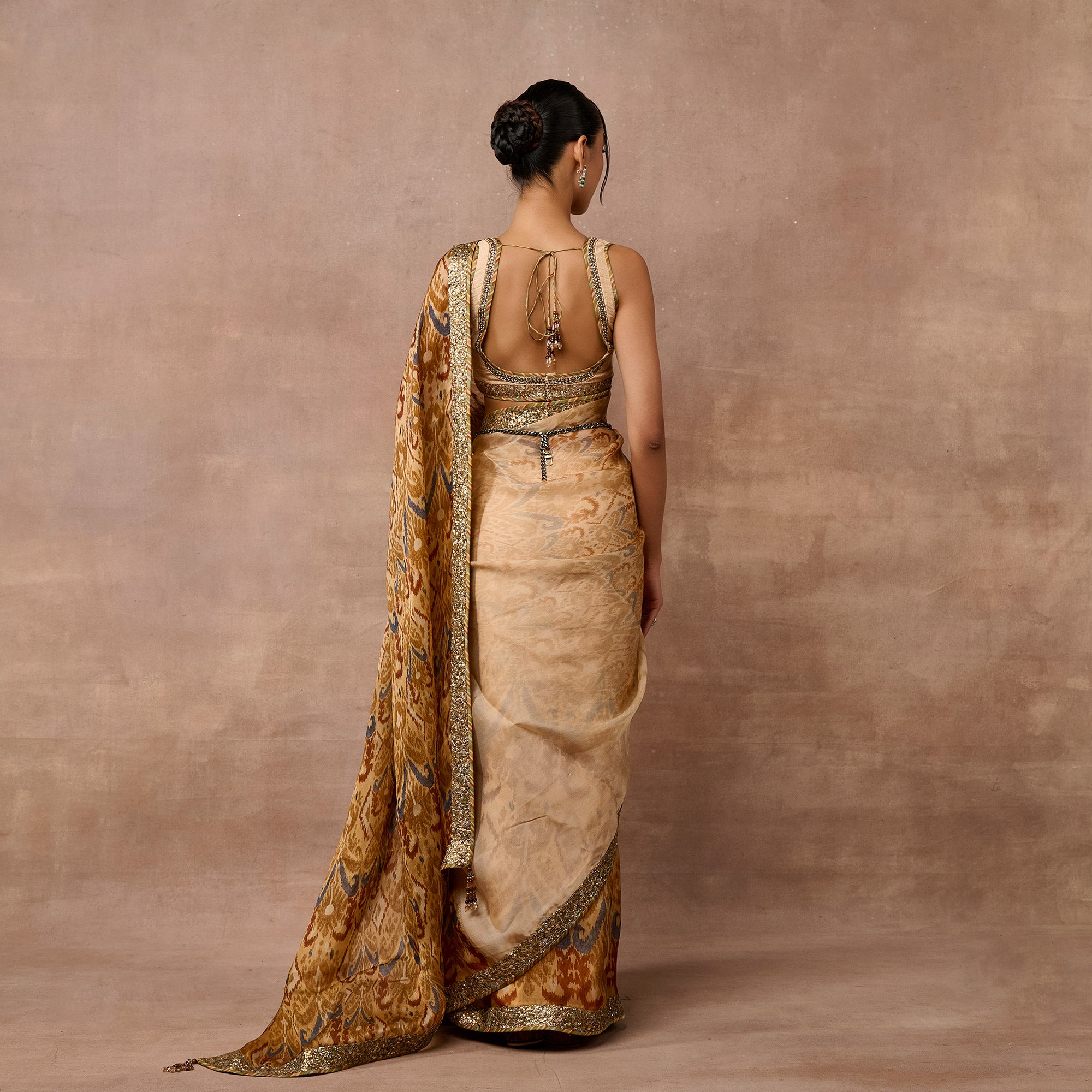 Pastel Yellow Saree Set | EAST