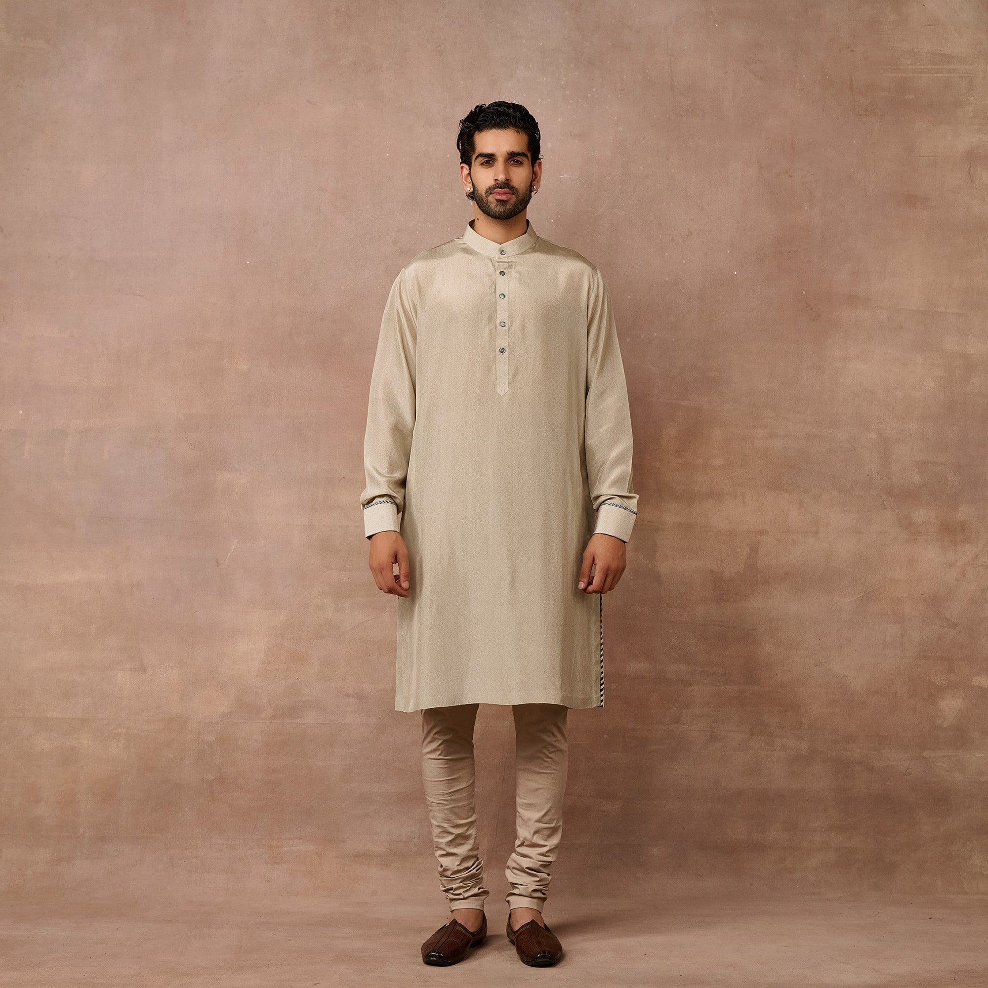 Pearl Grey Kurta Set | EAST