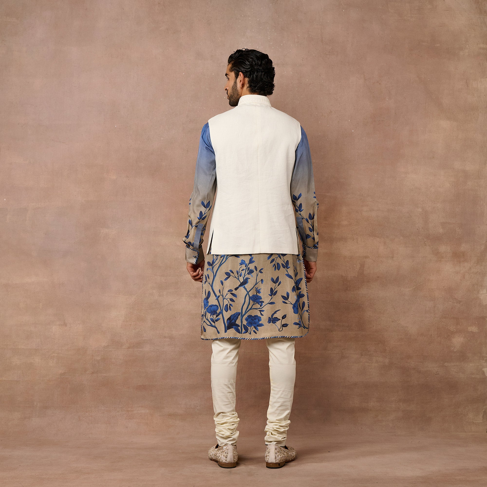 Pearl Ivory Nehru Jacket | EAST