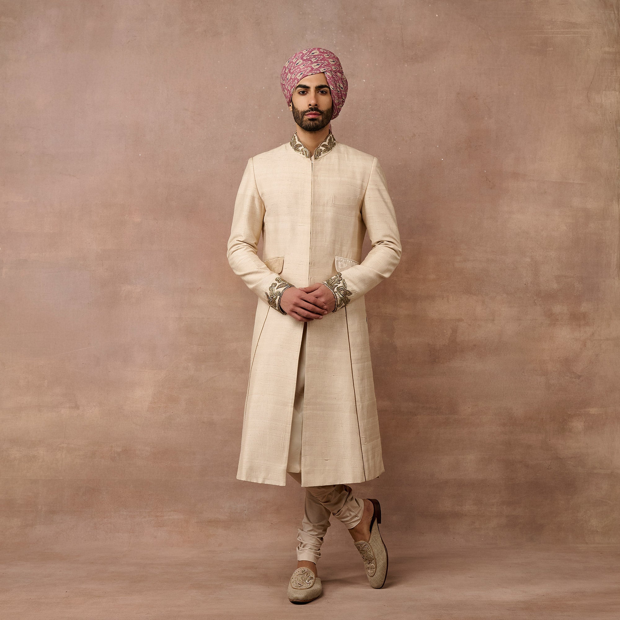 Pearl Ivory Sherwani Set | EAST