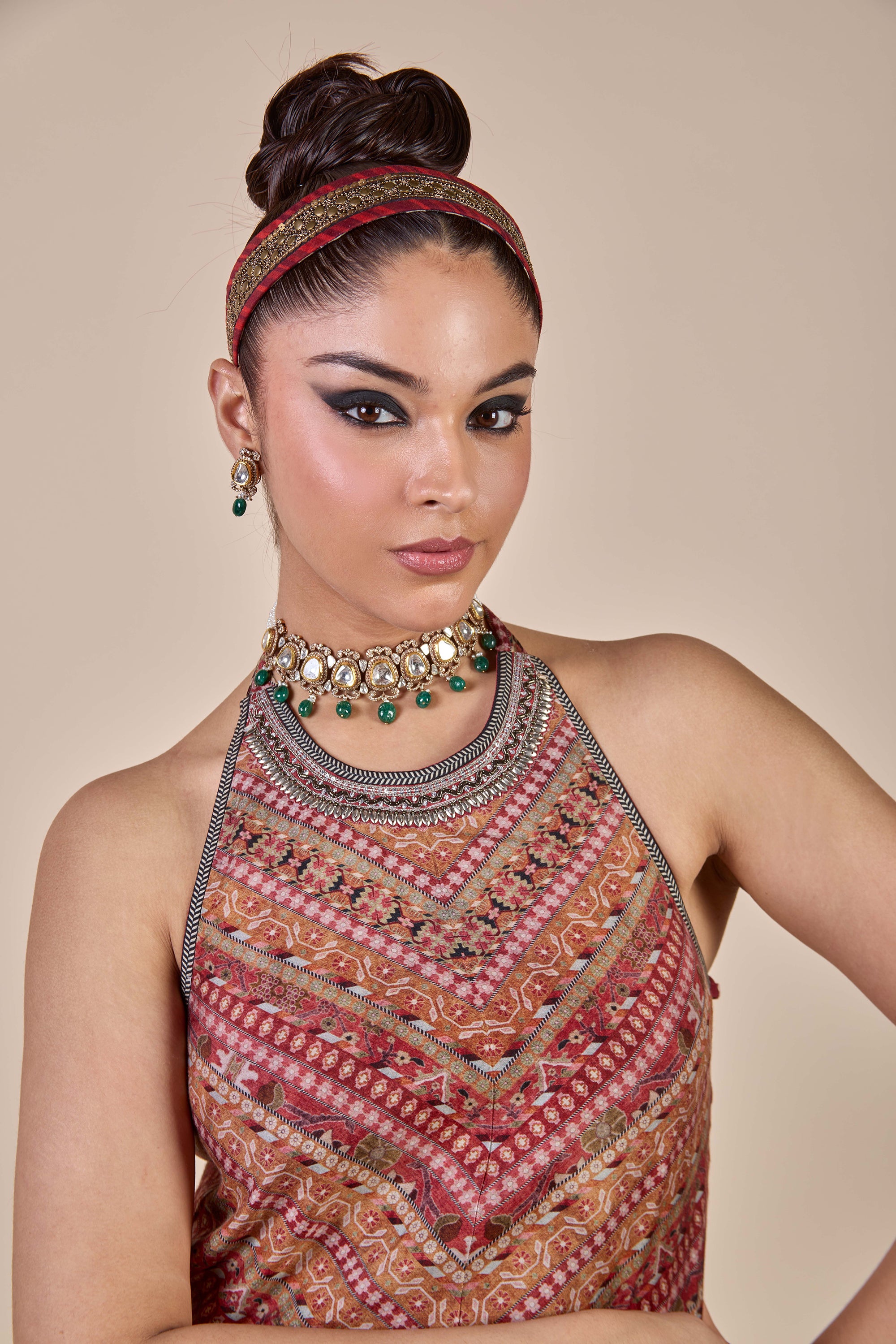 Rose Pink - Rust Tunic Set | CHHĒ