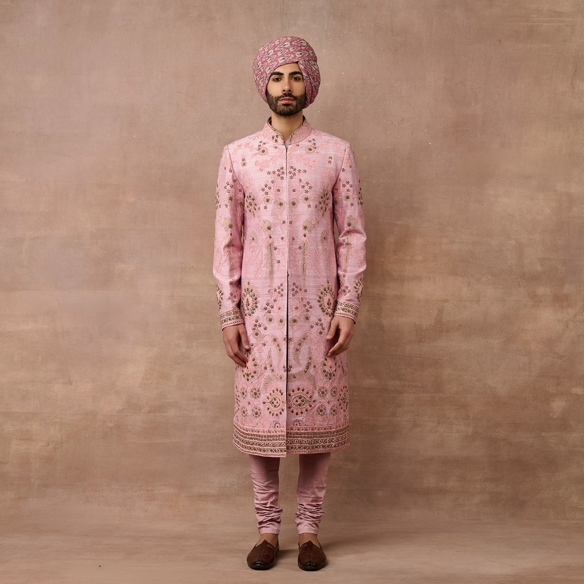 Rose Pink Sherwani Set | EAST