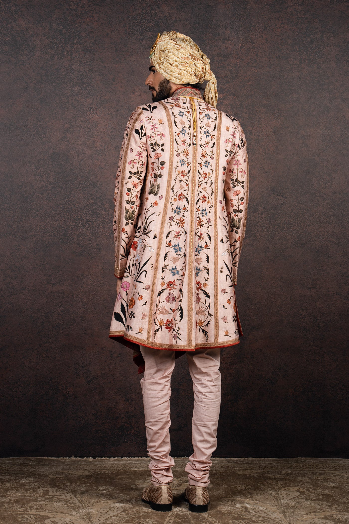 Rose Pink Sherwani Set | MURAQQA