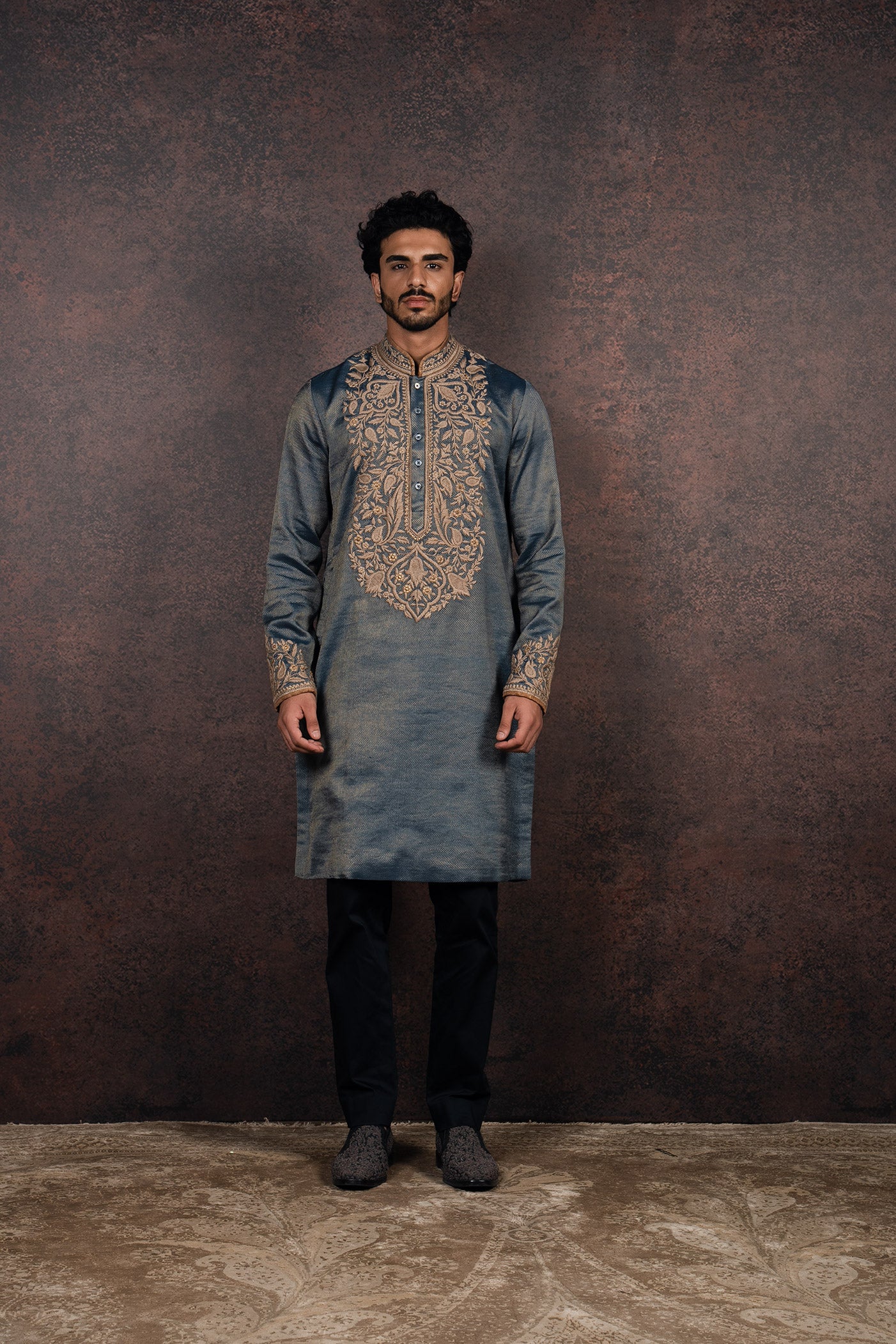 Royal Blue Kurta Set | MURAQQA