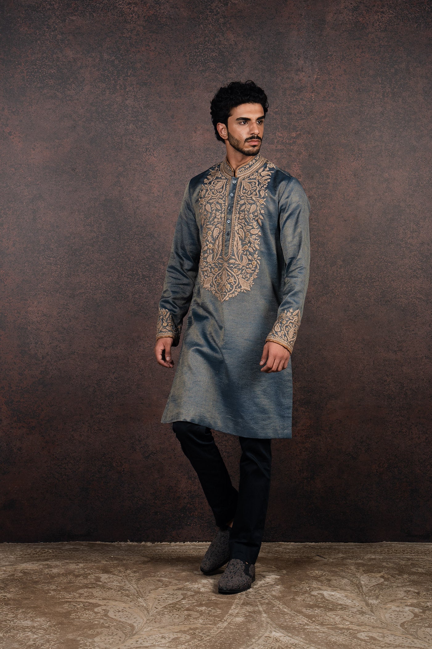 Royal Blue Kurta Set | MURAQQA