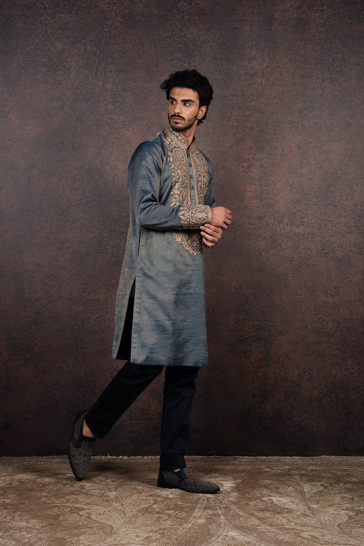 Royal Blue Kurta Set | MURAQQA