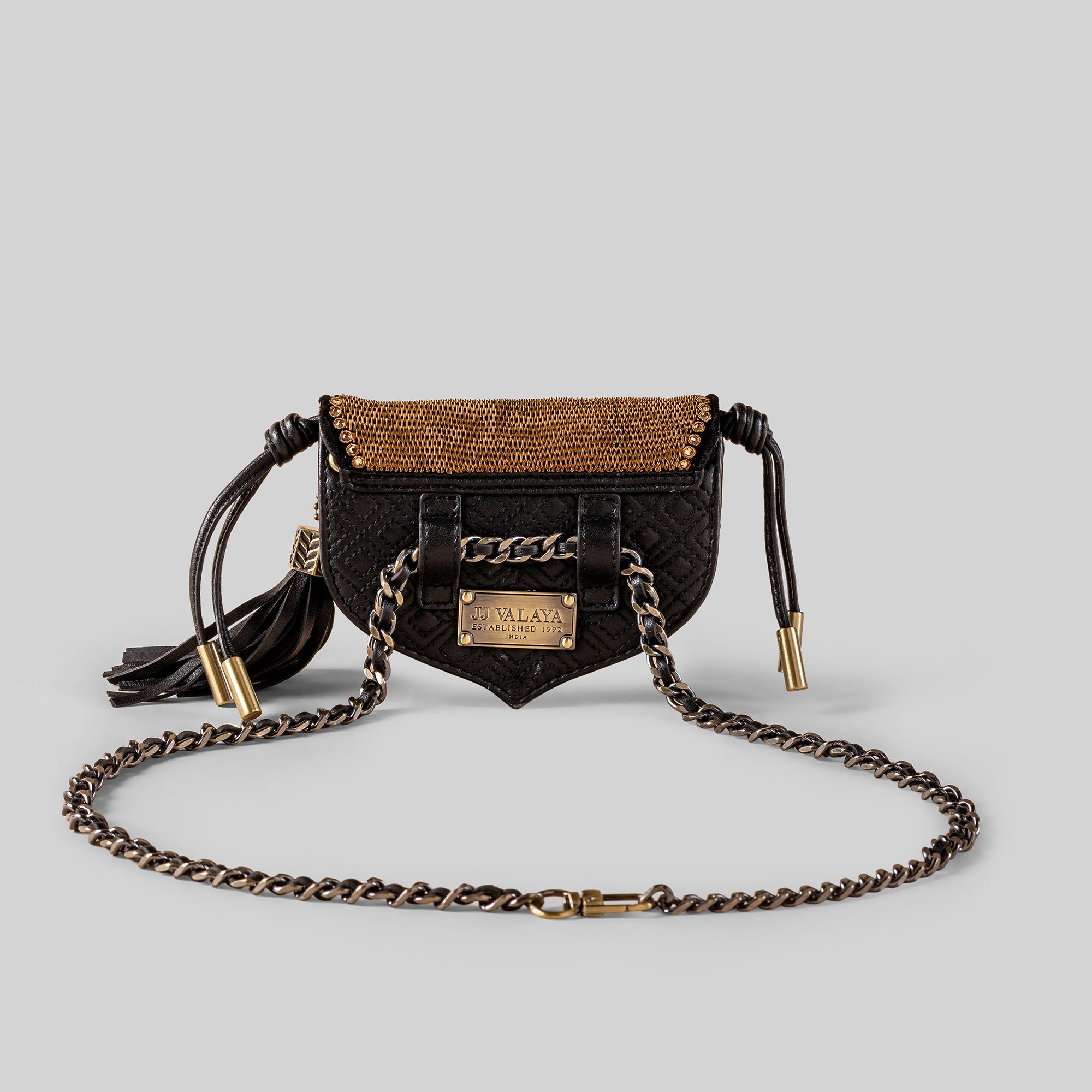 Rust Black Batua Belt Bag