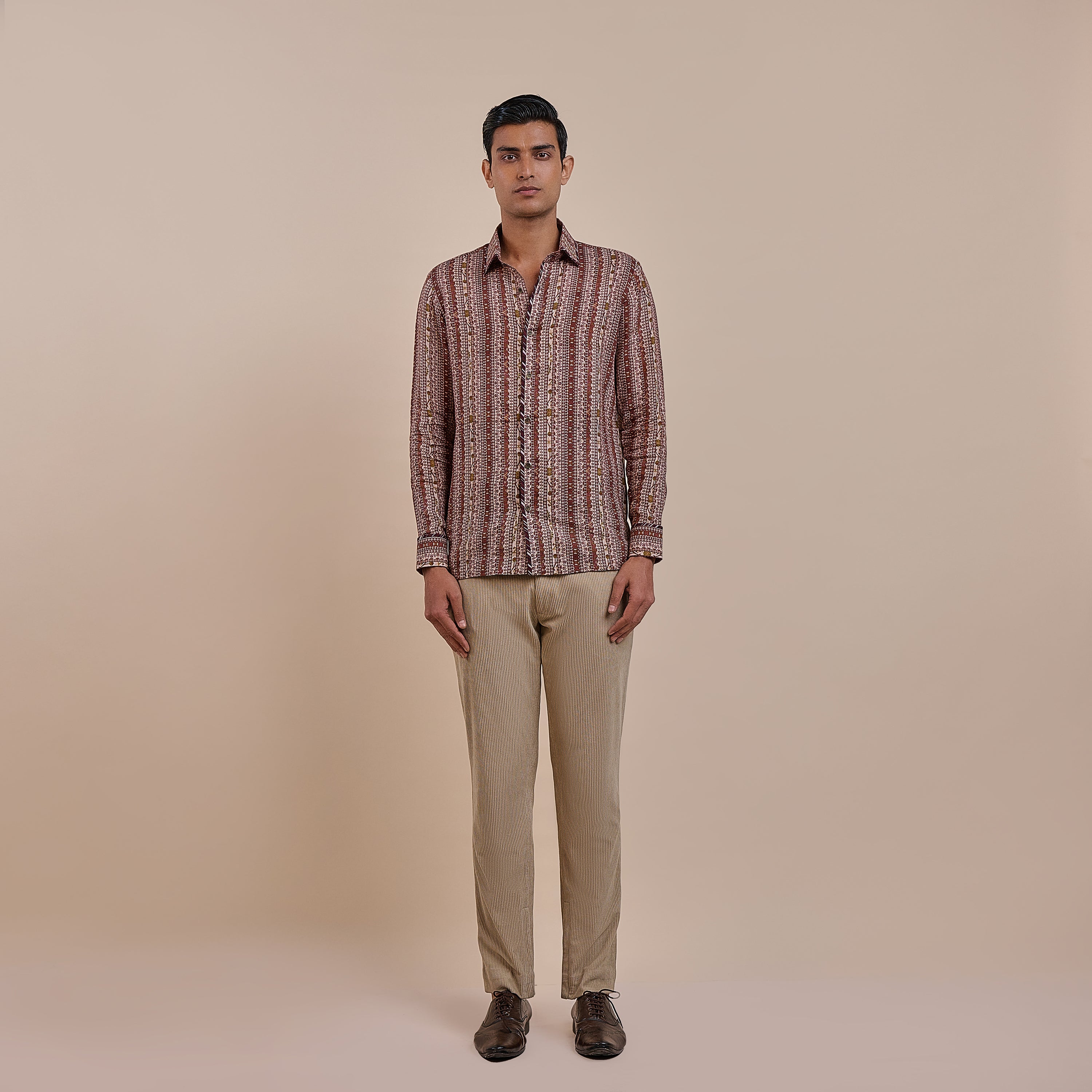 Rust Striped Shirt | ATTH