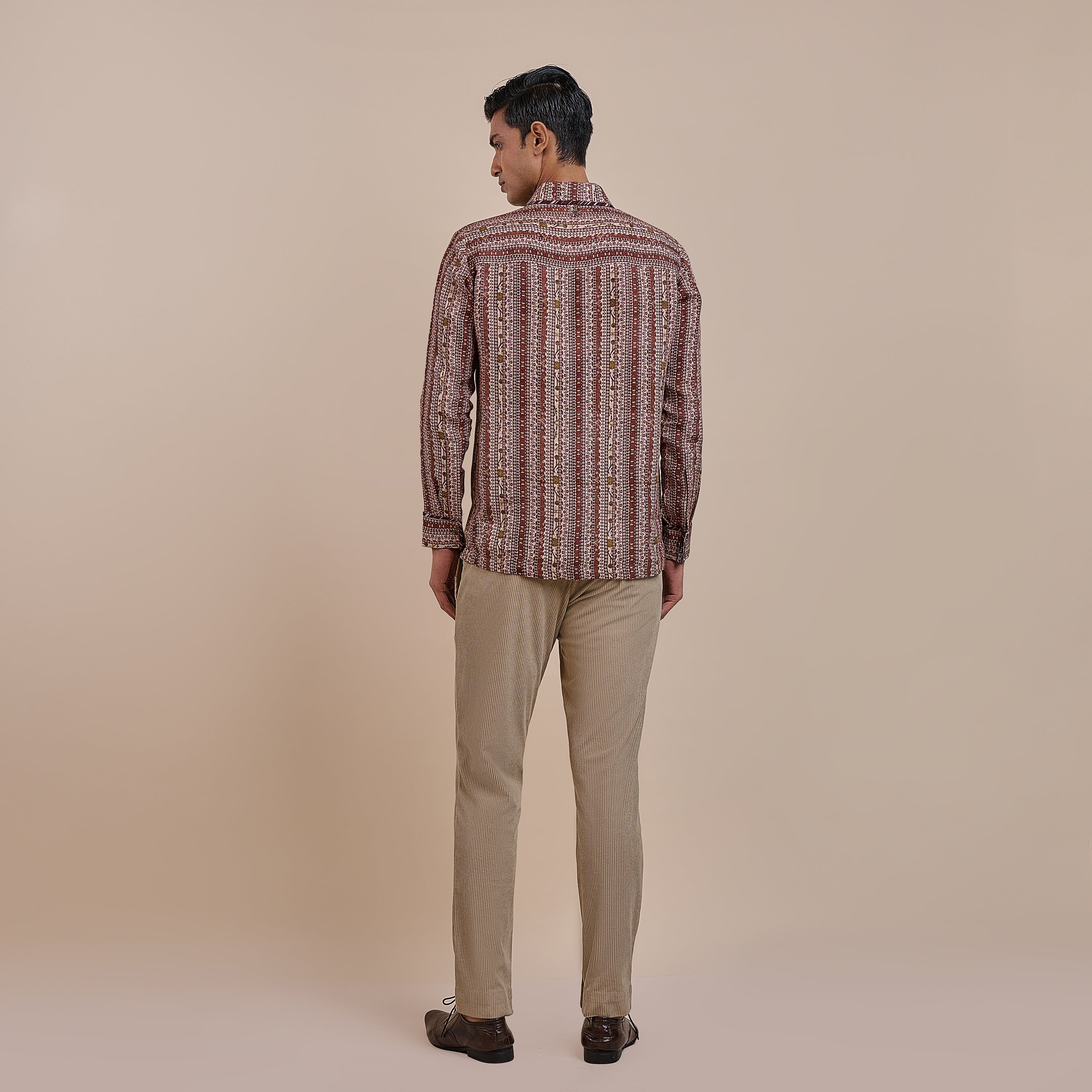 Rust Striped Shirt | ATTH