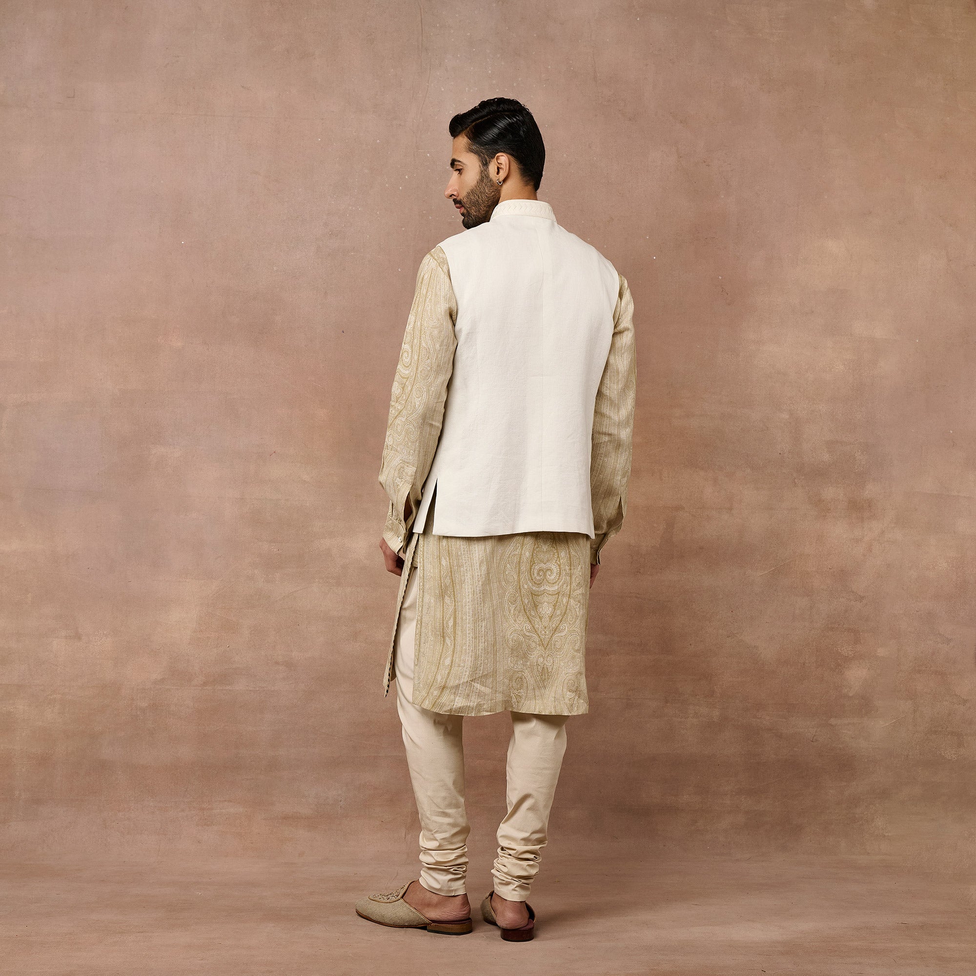Soft Ivory Nehru Jacket | EAST