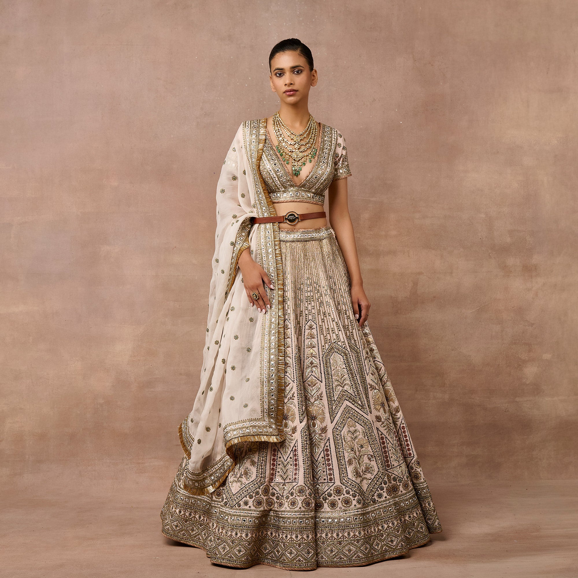 Soft Pink Lehenga Set | EAST
