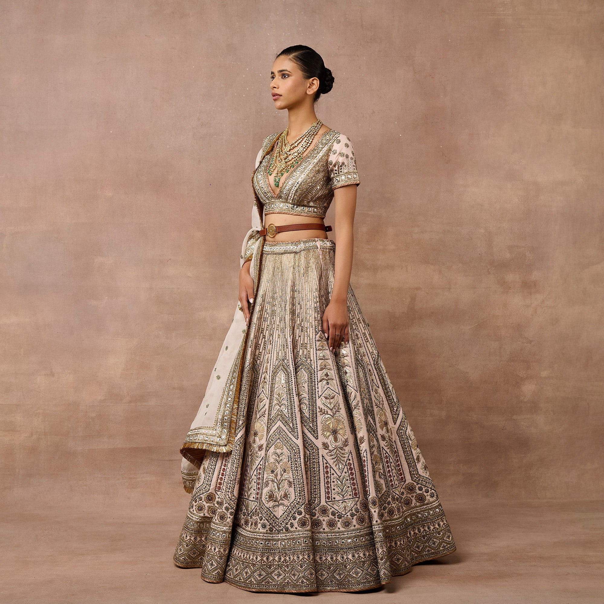 Soft Pink Lehenga Set | EAST