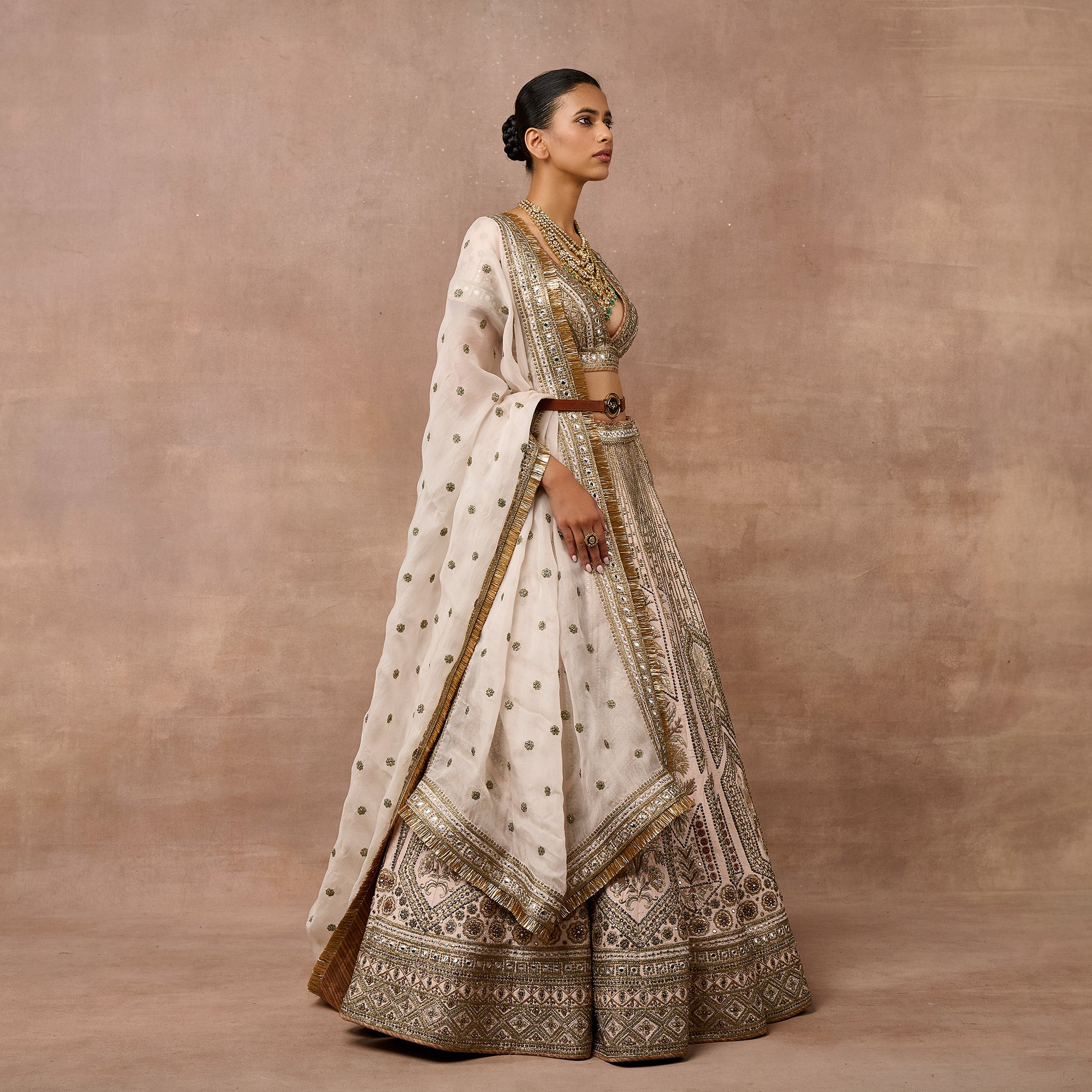 Soft Pink Lehenga Set | EAST