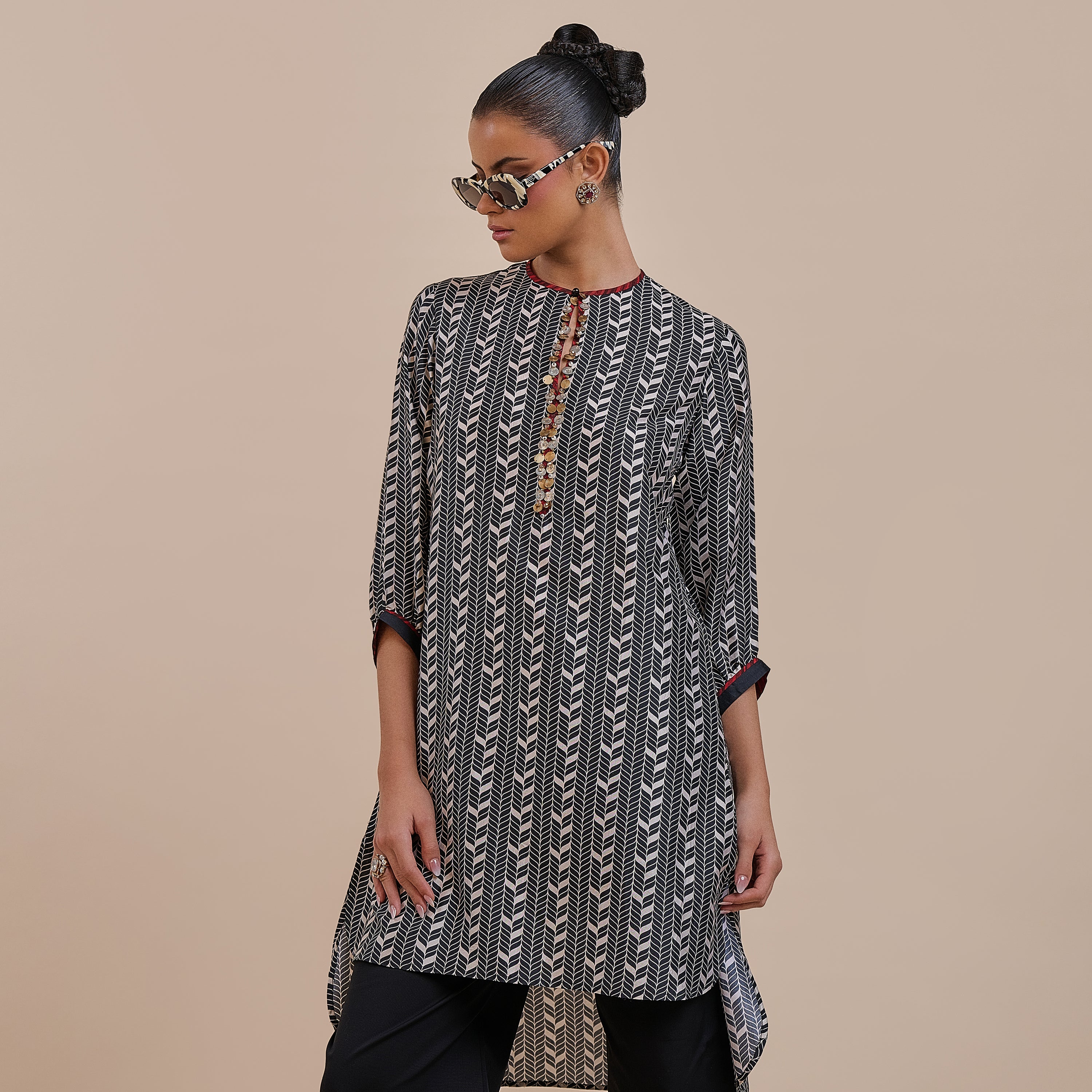 Striped Chevron Tunic | ATTH