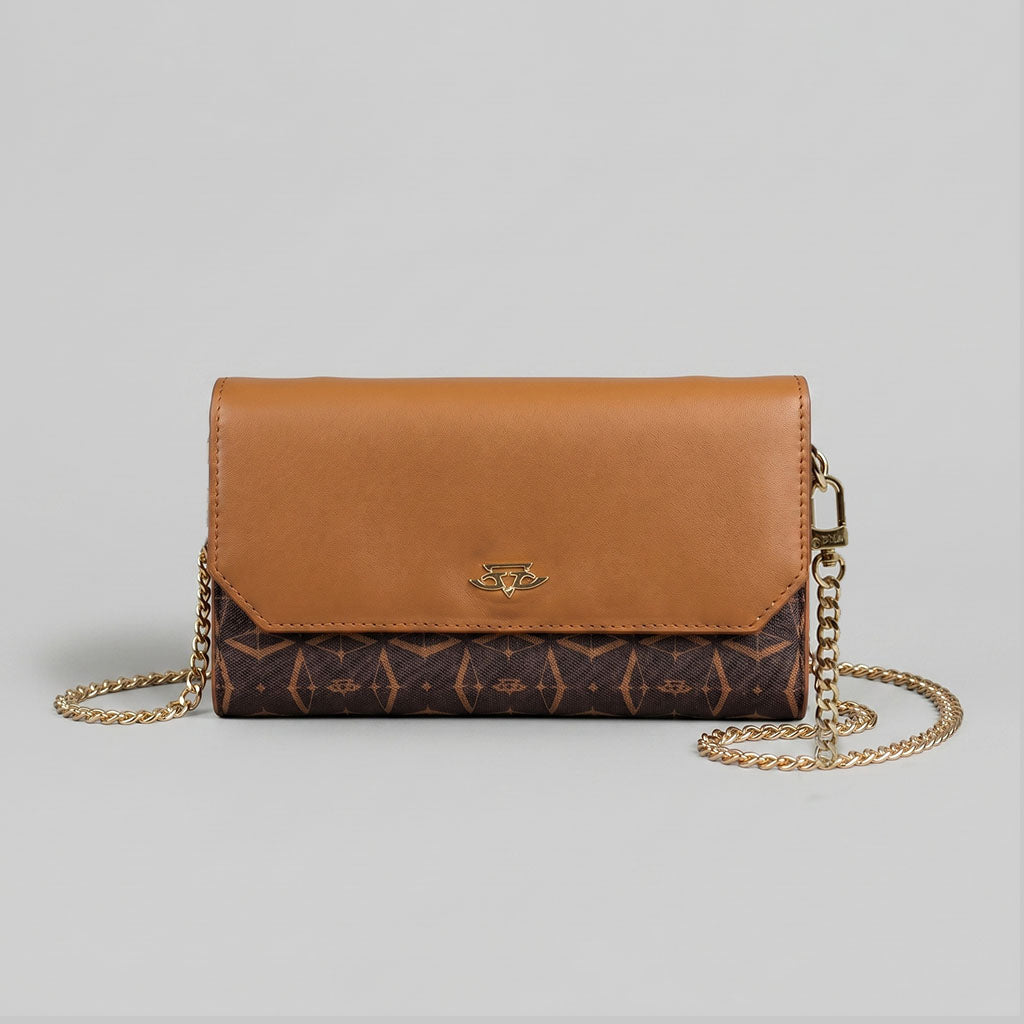 Tan Trifold Wallet