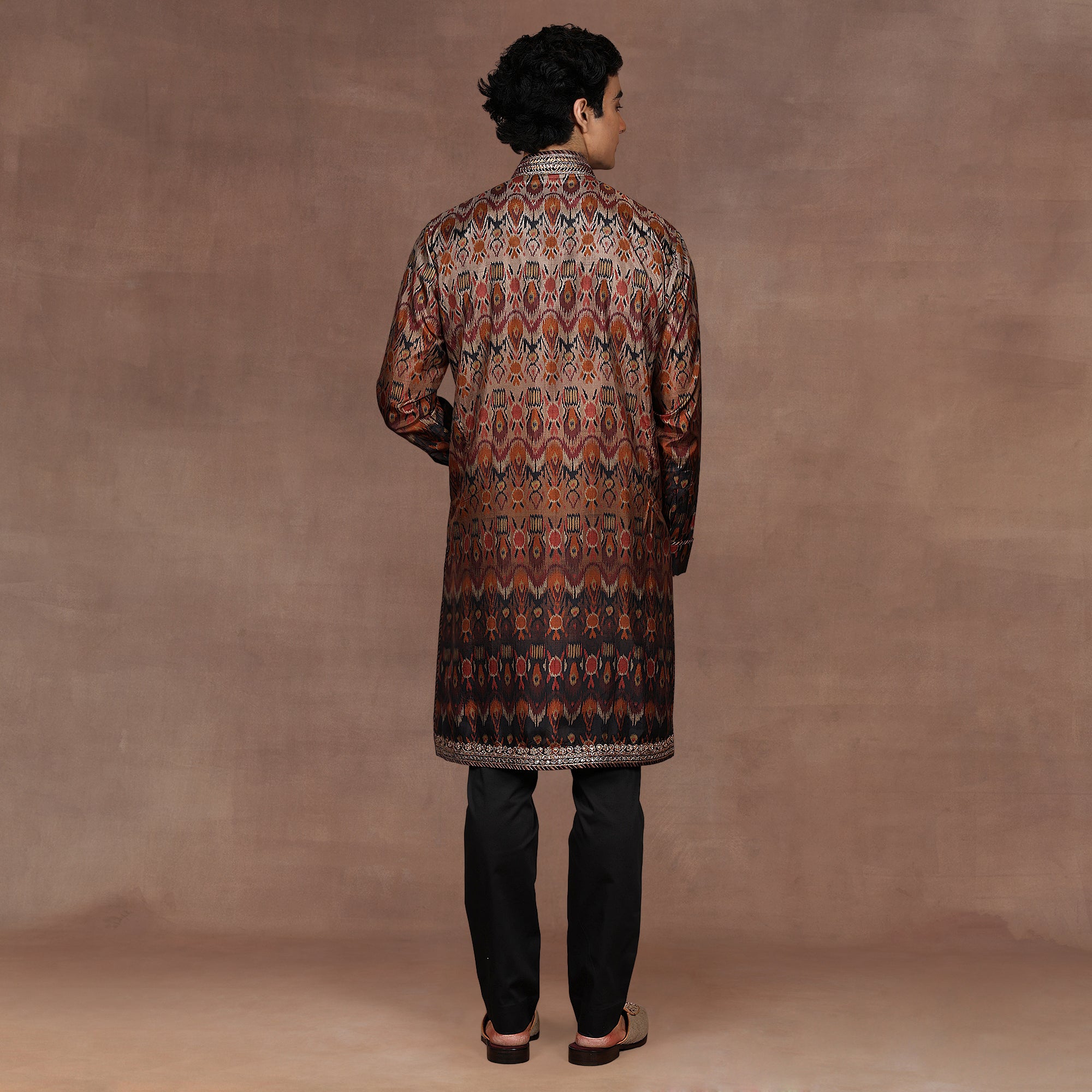 Taupe Ombre Kurta Set | EAST