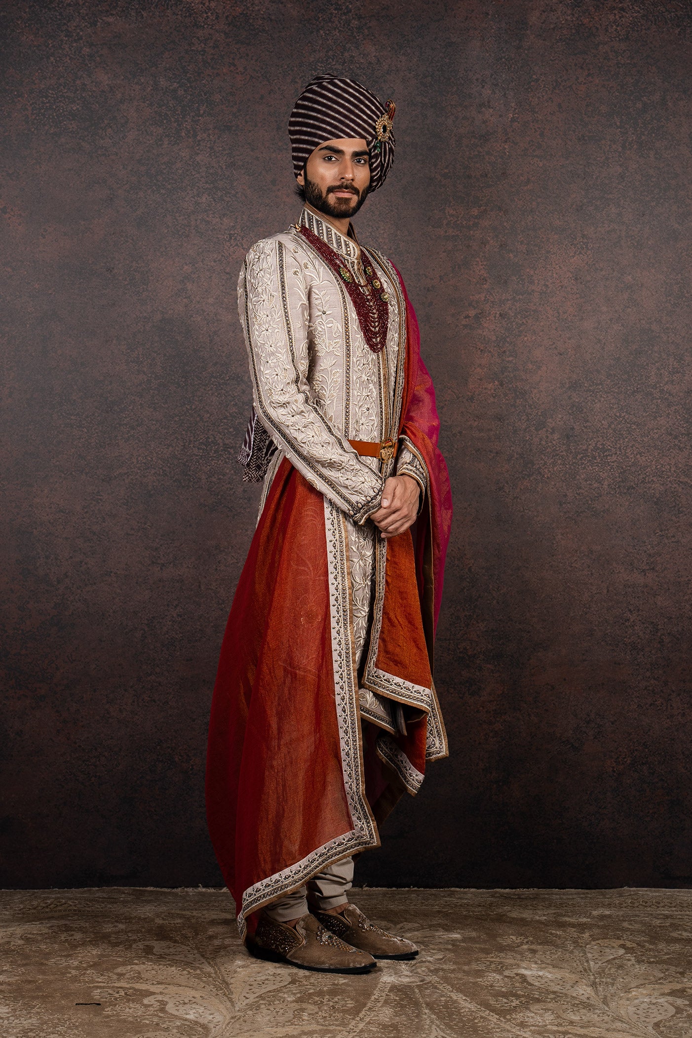 Taupe Sherwani Set | MURAQQA