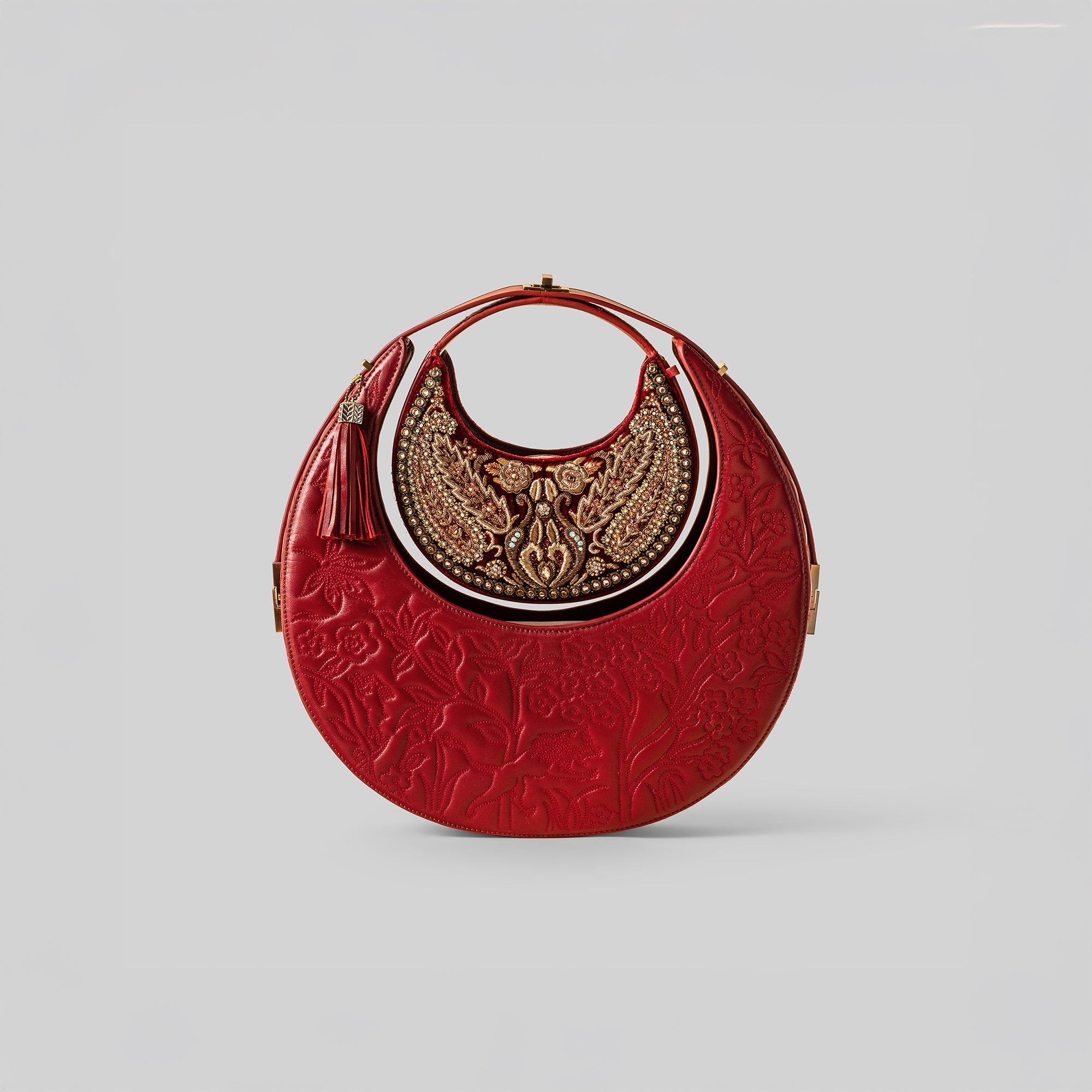 The Raj - The Jagjit Bag | Royal Red