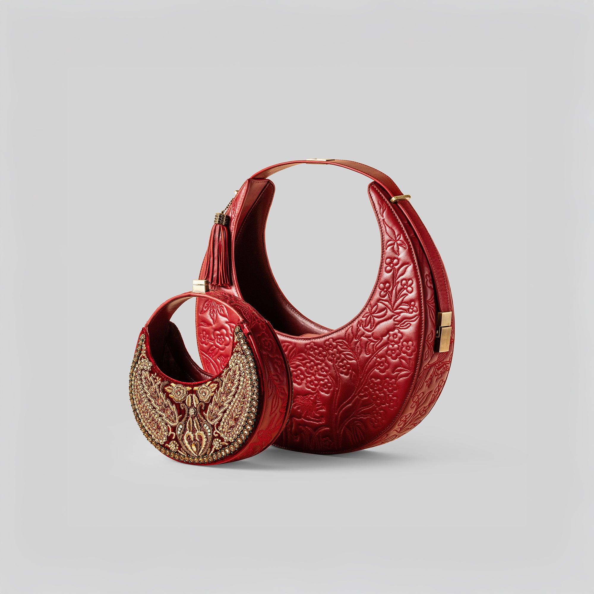 The Raj - The Jagjit Bag | Royal Red