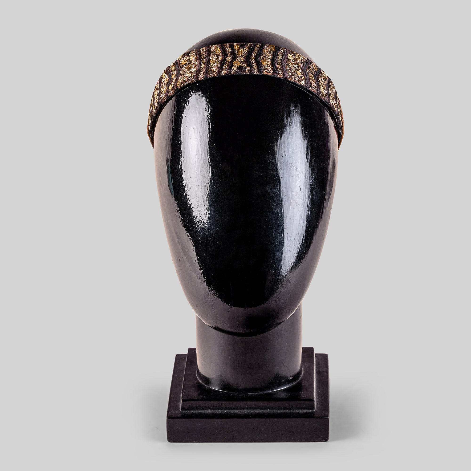 Tiger Print Embroidered Hairband