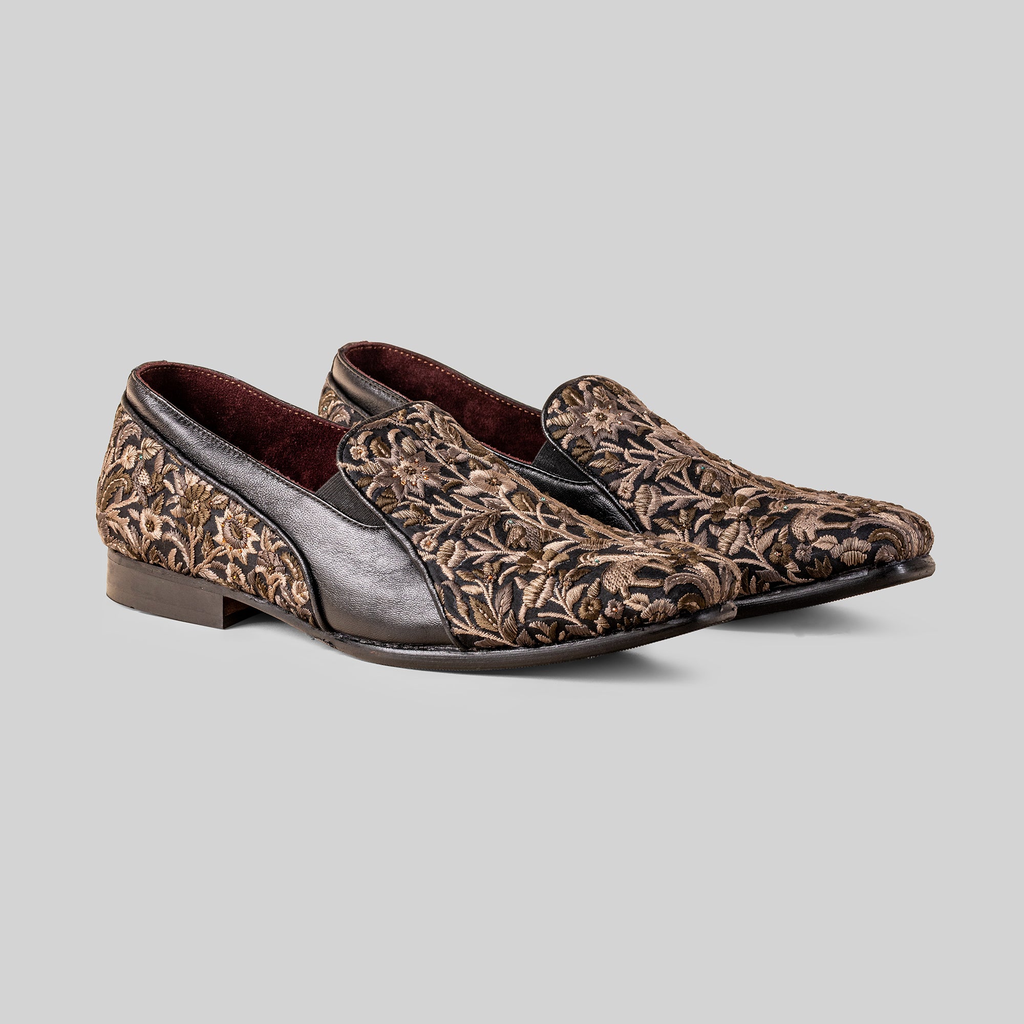 Tree of Life Embroideered Loafers
