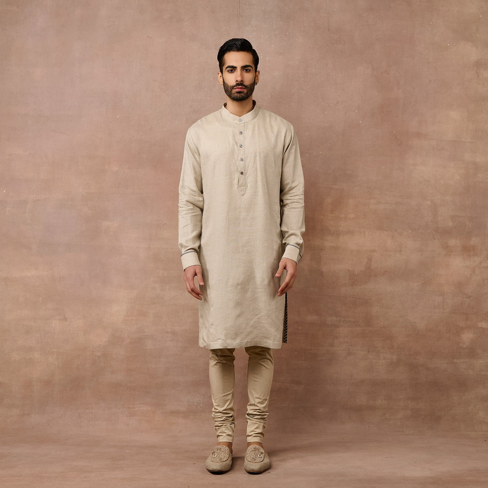 Warm Grey Kurta Set | EAST