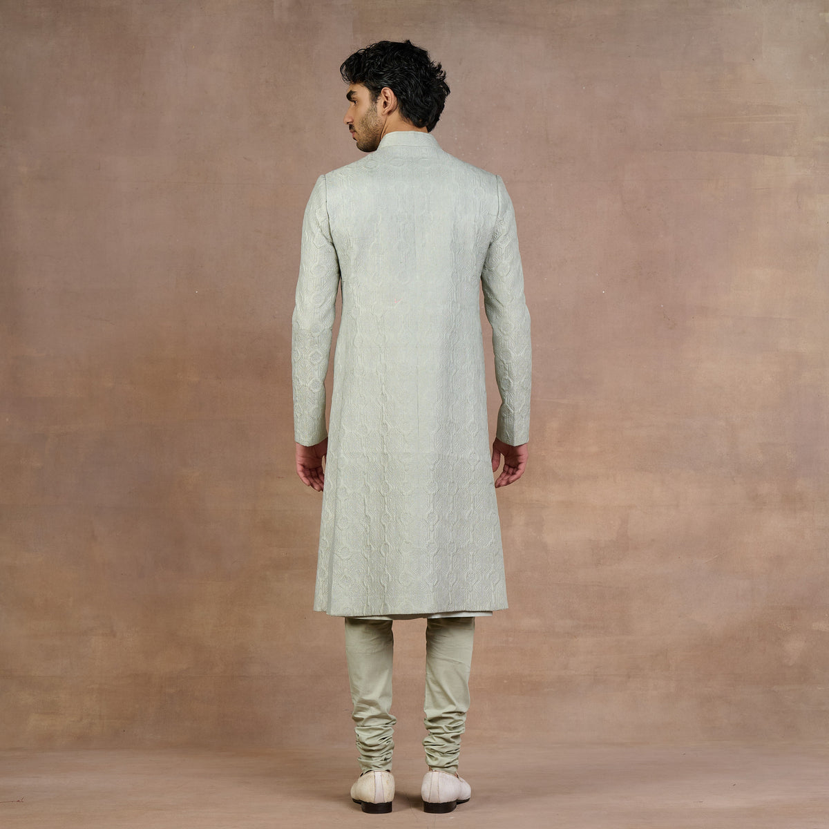 Sage Green Sherwani Set | Siddi