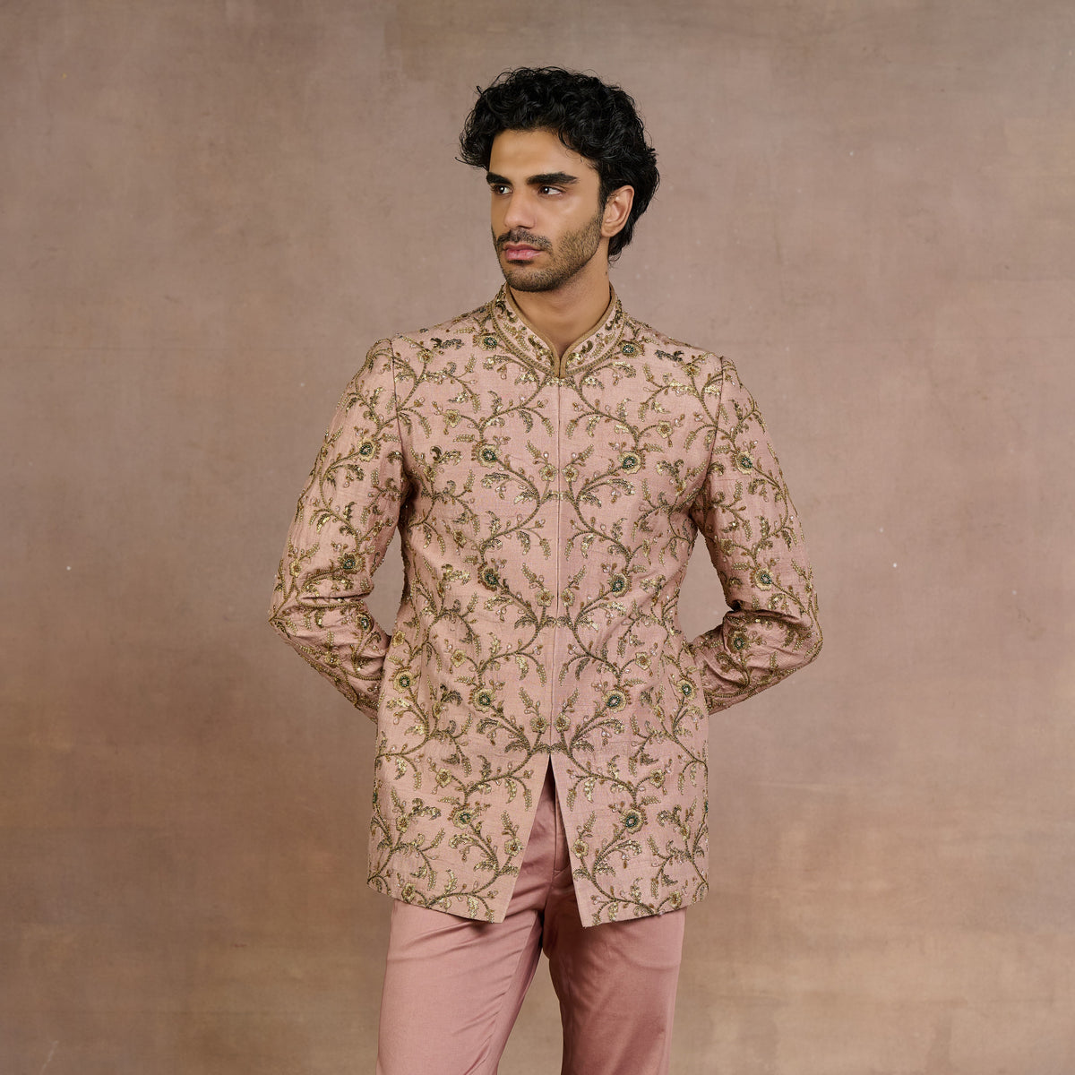 Nugrey Bandhgala Set | Siddi