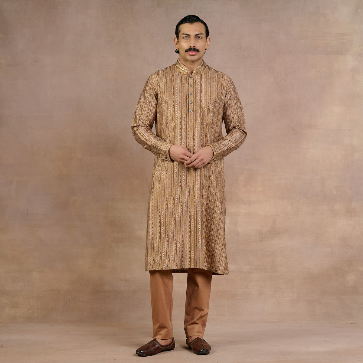 Almond Brown Kurta Set | Siddi