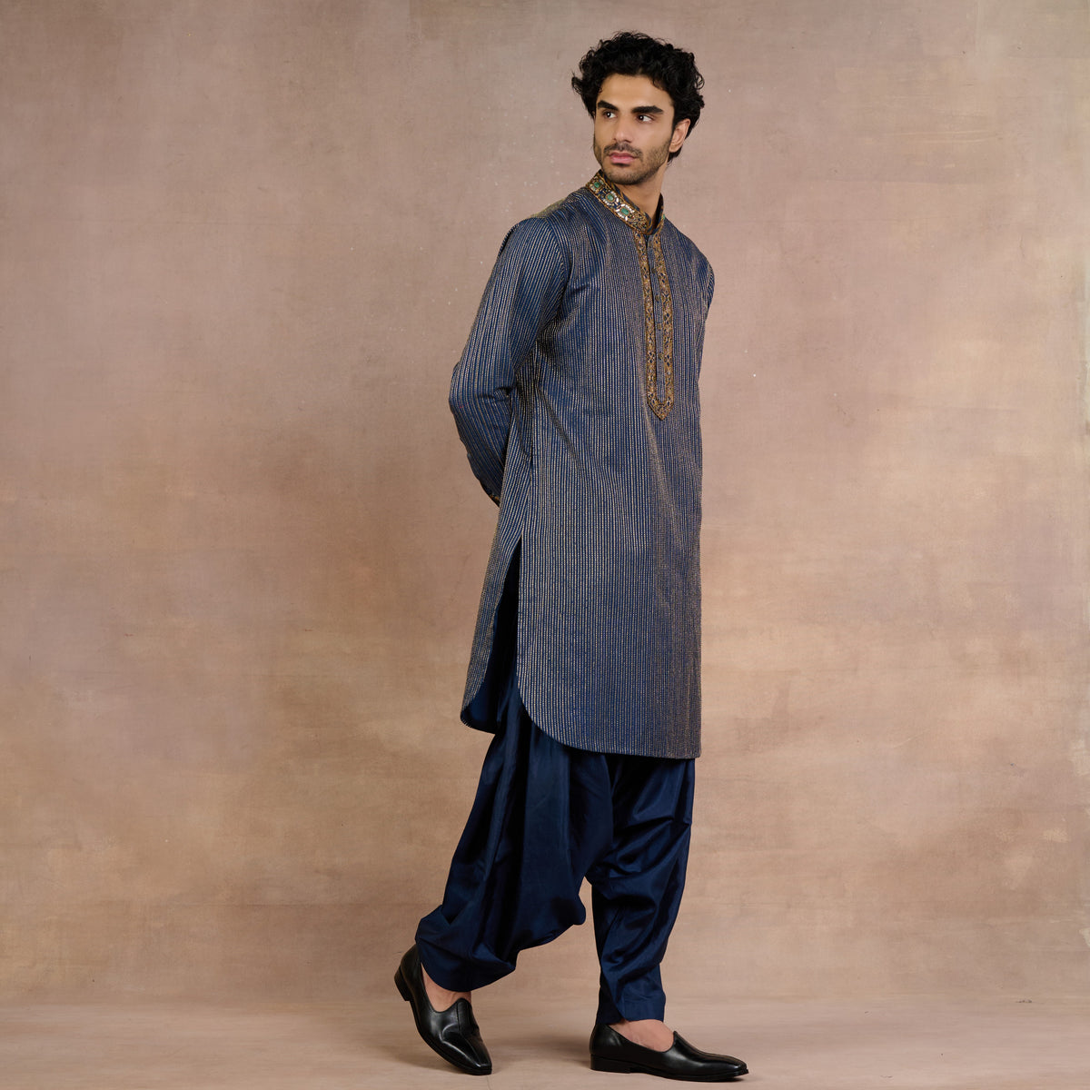 Midnight Blue Kurta Set | Siddi