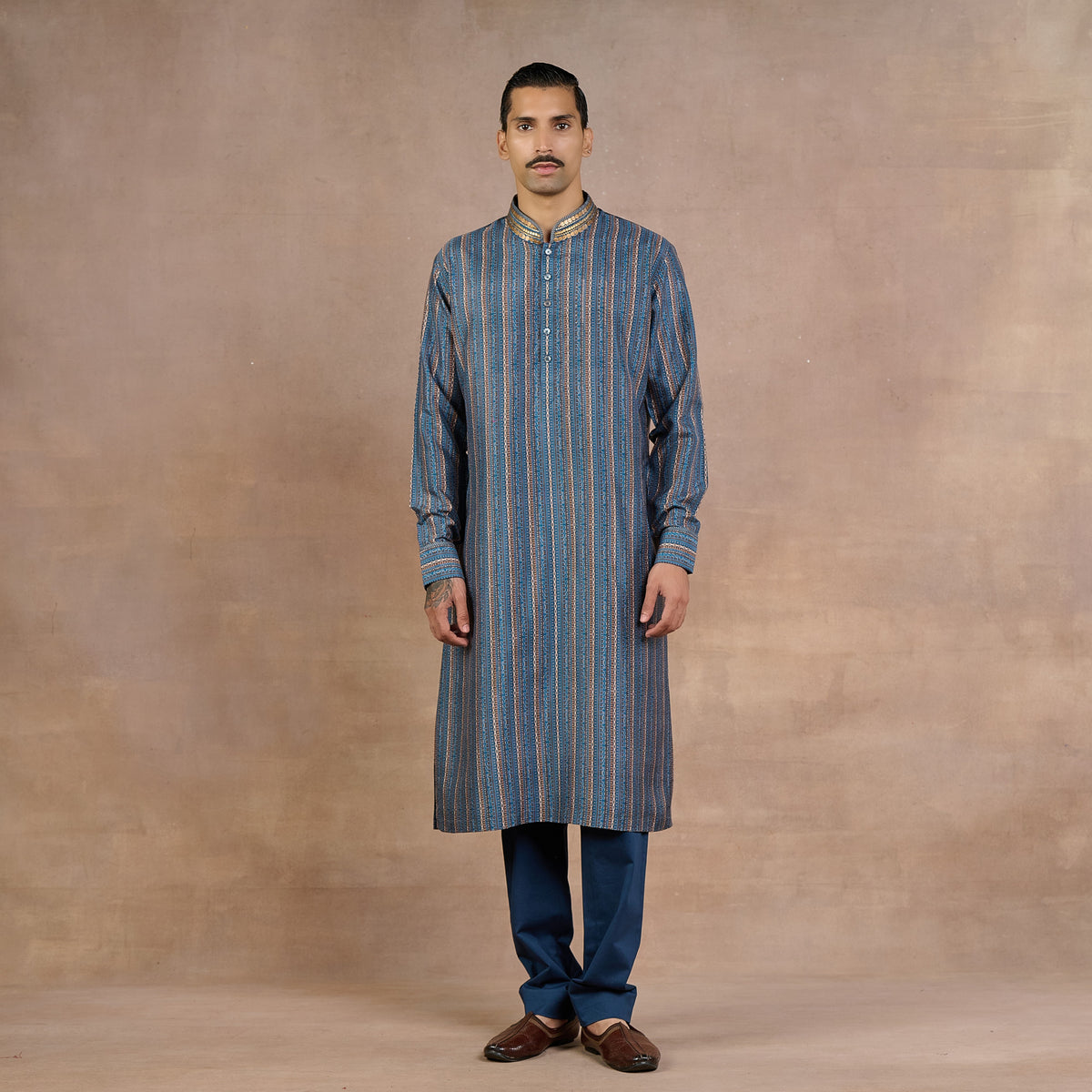 Midnight Blue Kurta Set | Siddi