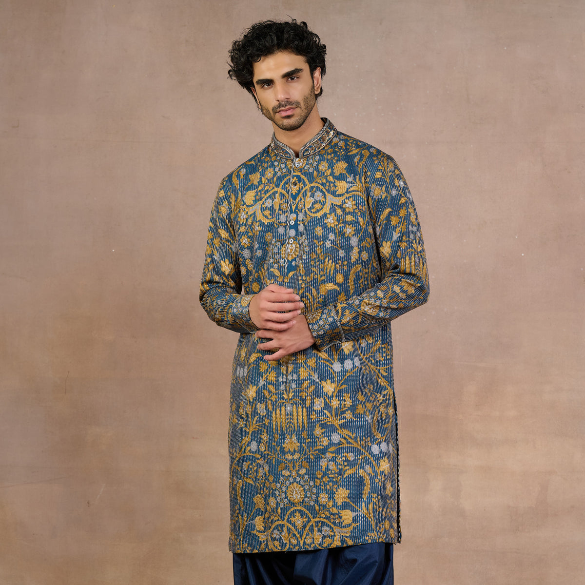 Midnight Blue Kurta Set | Siddi