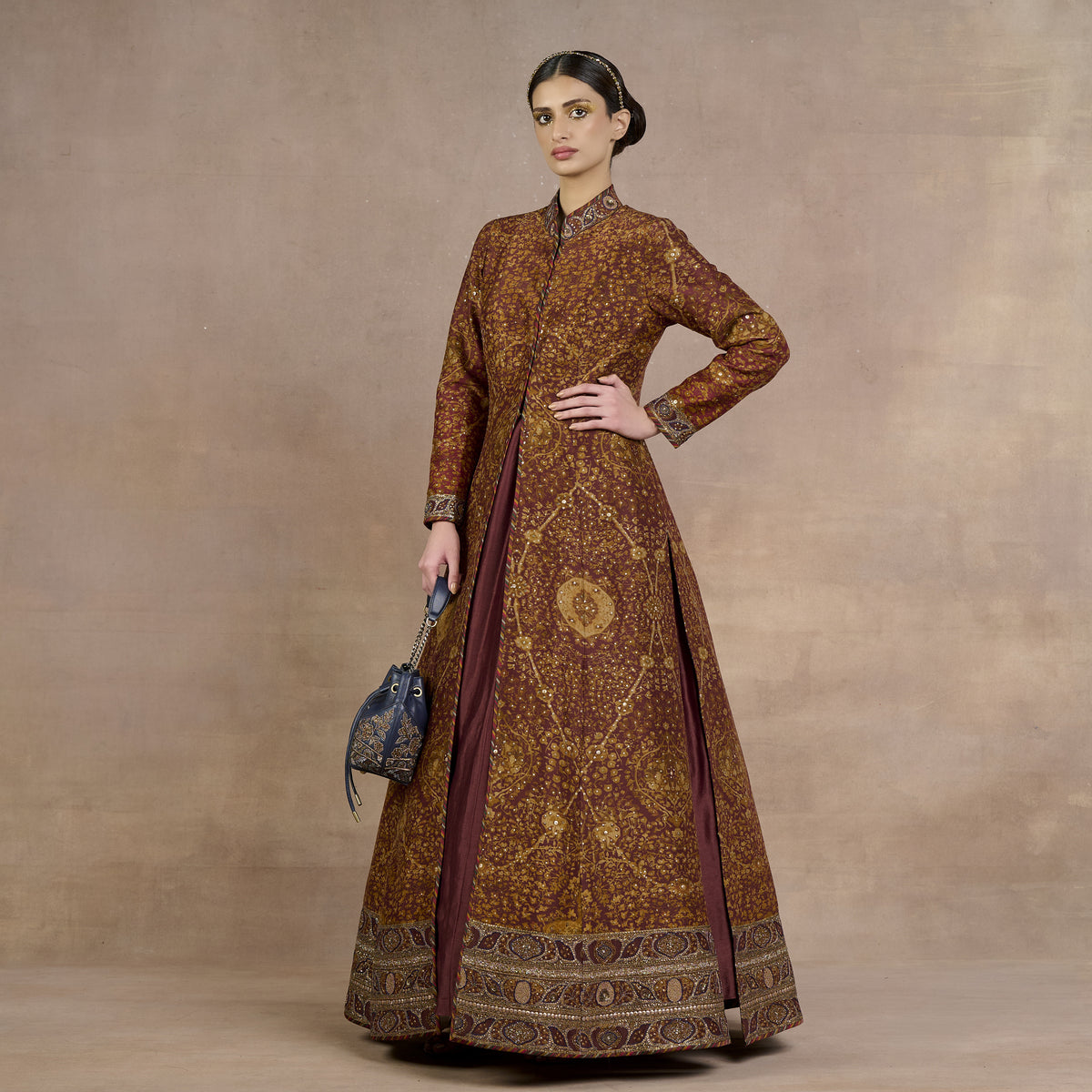 Ochre - Red Jacket Set | Siddi