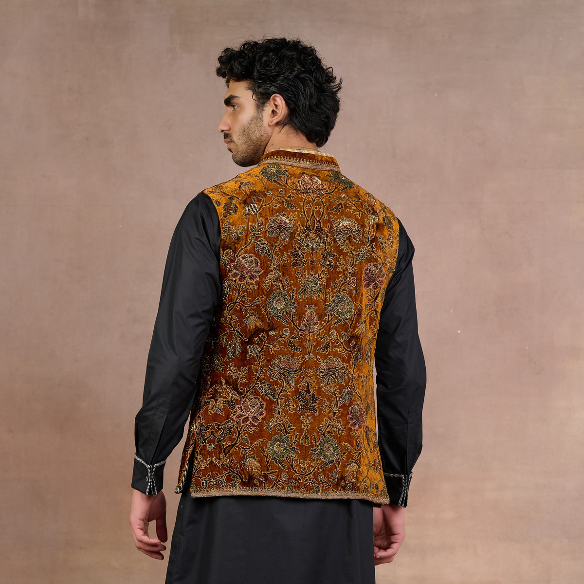 Warm Mustard Nehru Jacket | Siddi