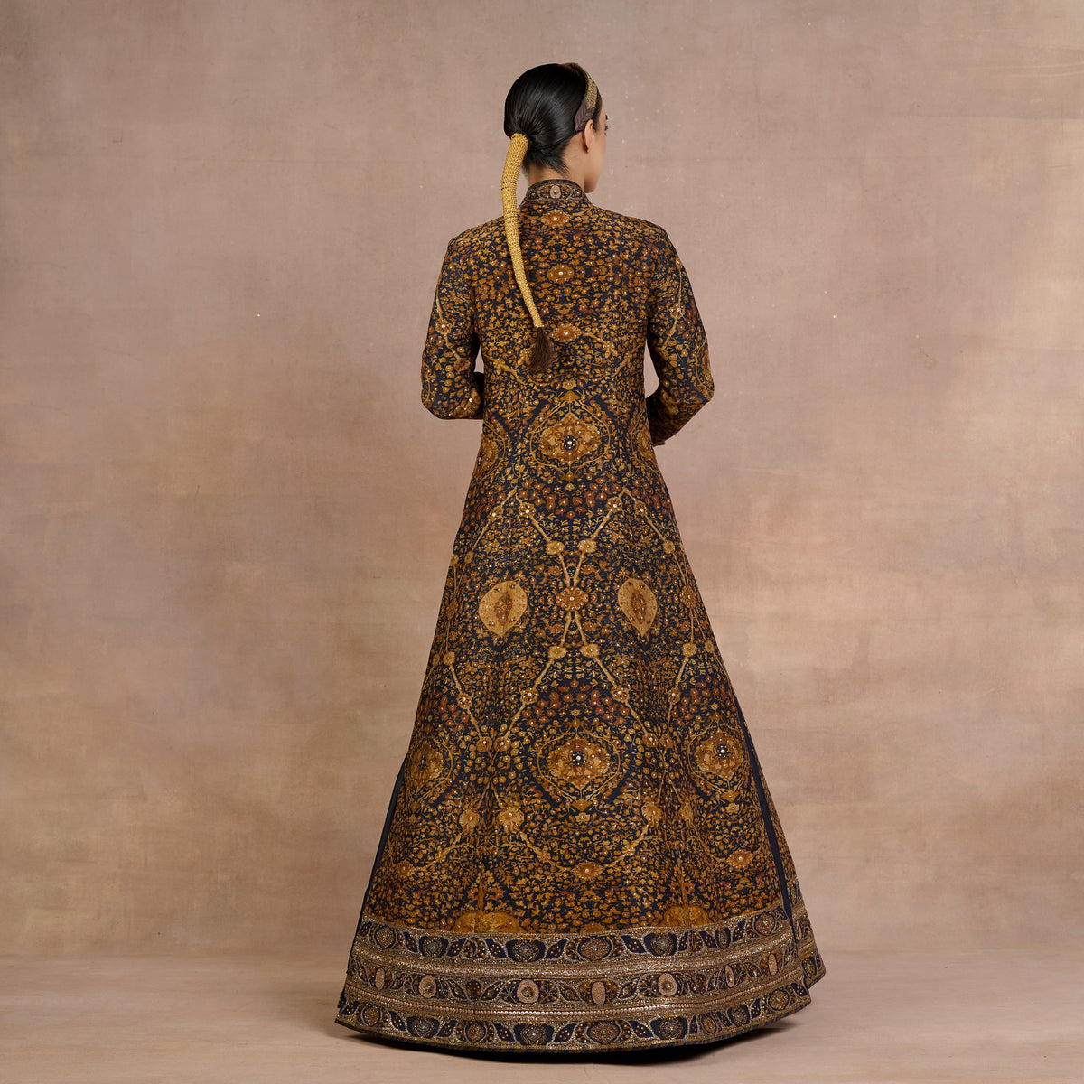 Ochre - Midnight Blue Jacket Set | Siddi