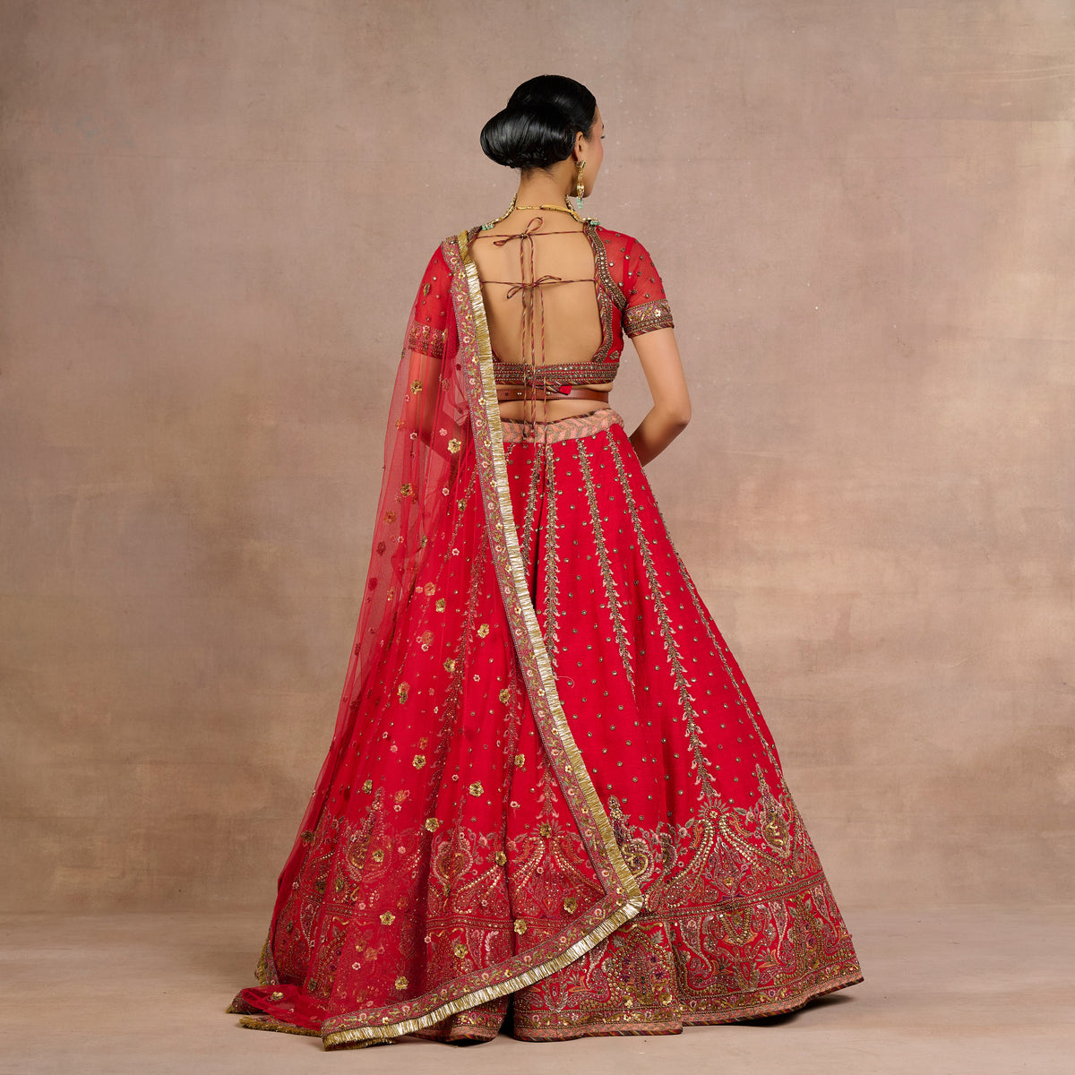 Imeperial Red Lehenga Set | Siddi
