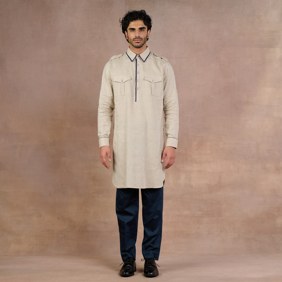 Slate Grey Kurta Set | Siddi