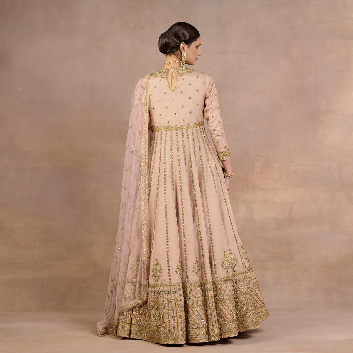 Baby Pink Anarkali Set | Siddi