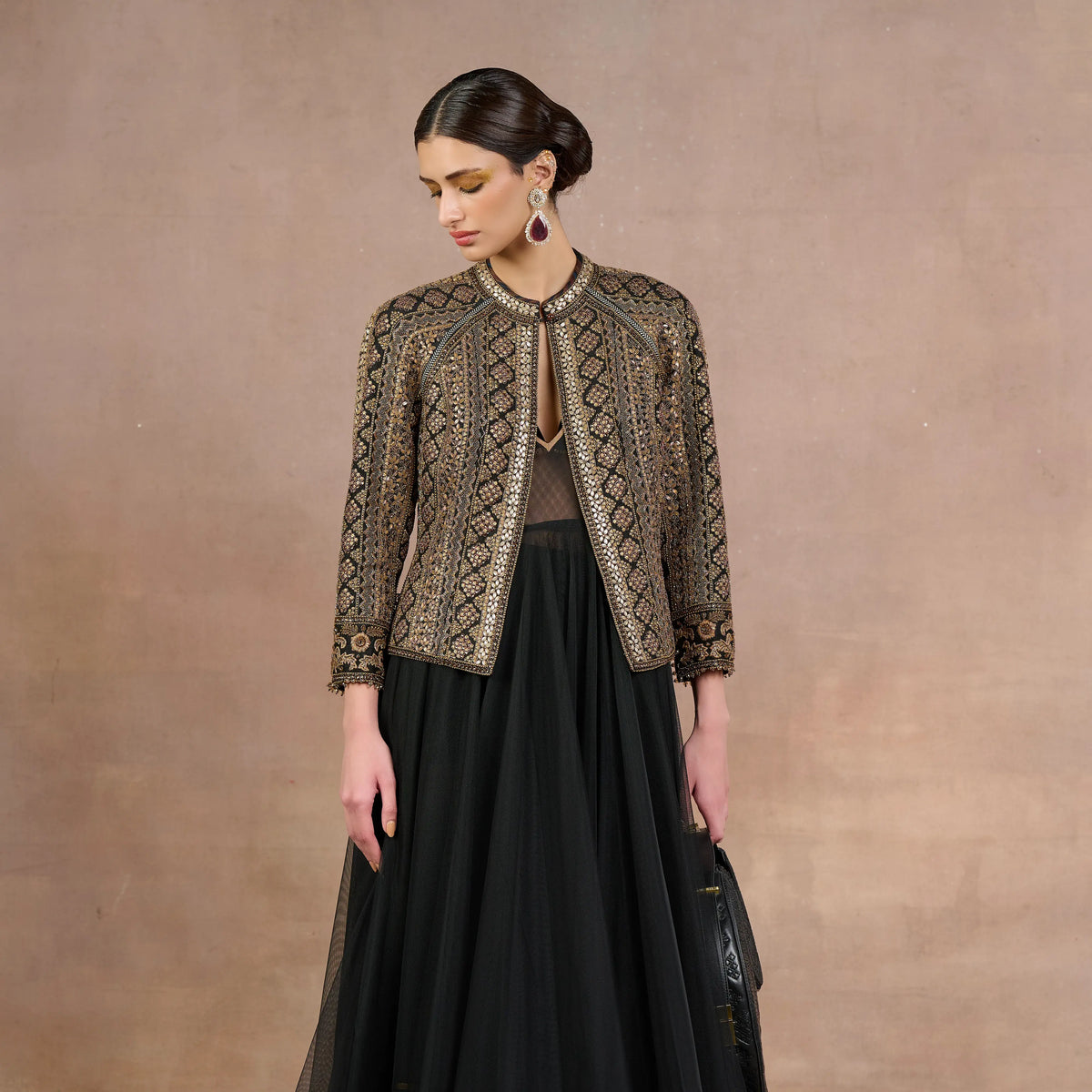 Antique Gold Alika Jacket | Siddi