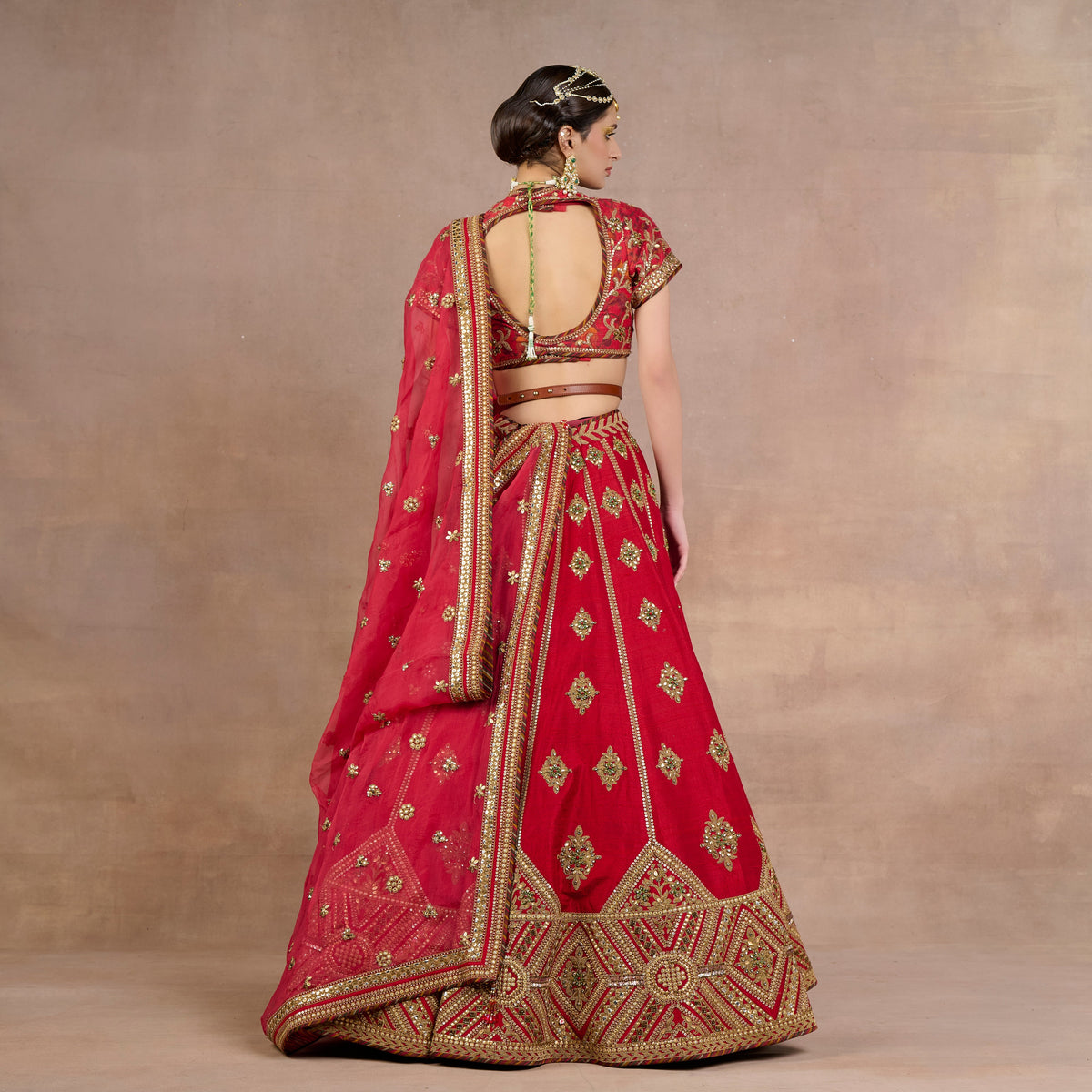 Deep Red Lehenga Set | Siddi