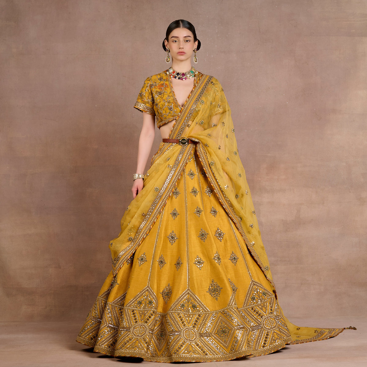 Gold Yellow Lehenga Set | Siddi