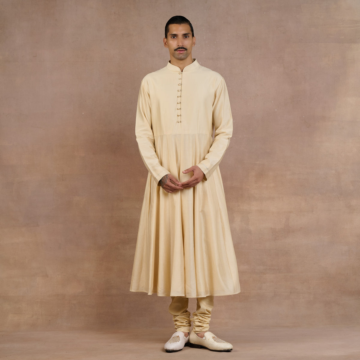 Pearl Ivory Sherwani Set | Siddi