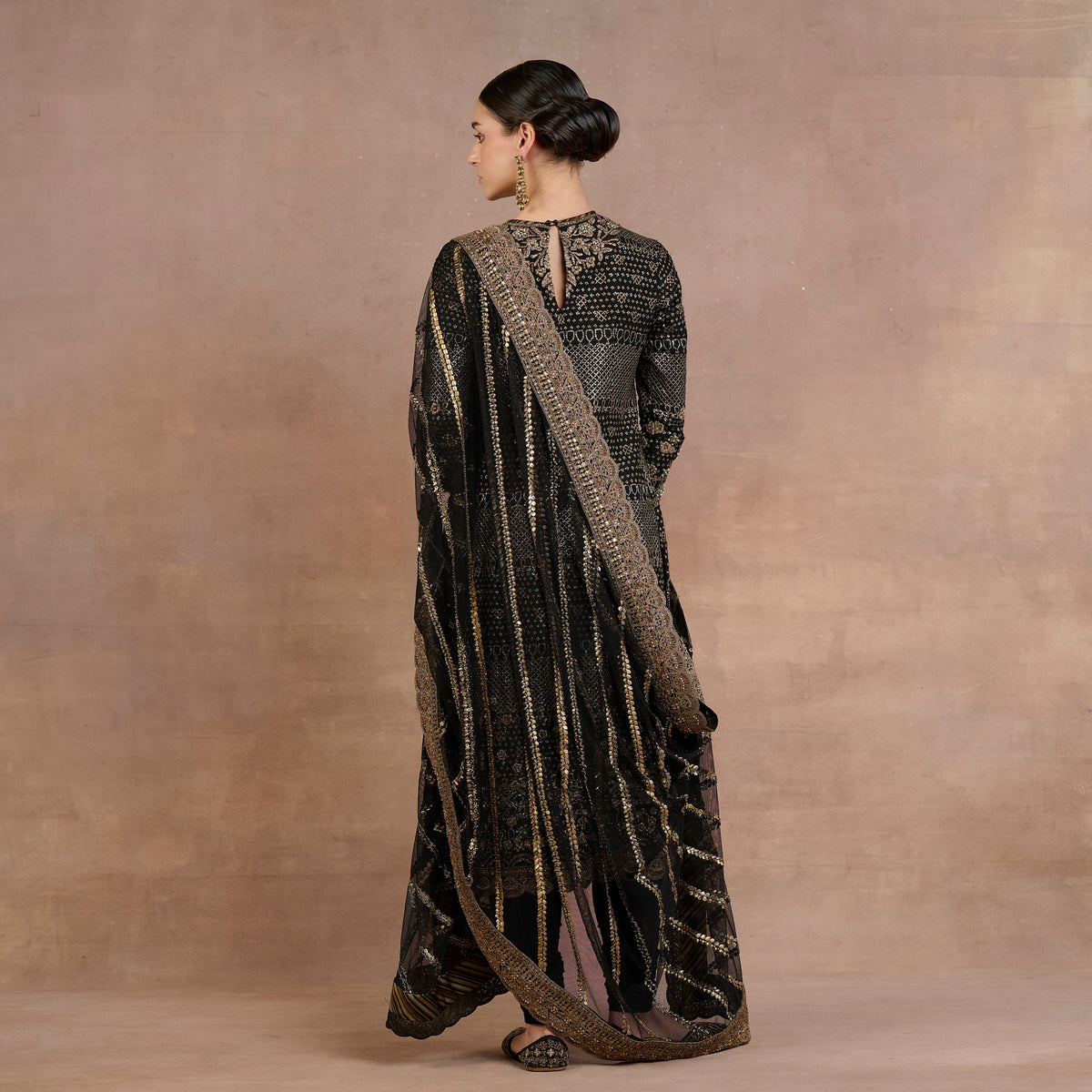 Noir - Gold Tunic Set | Siddi