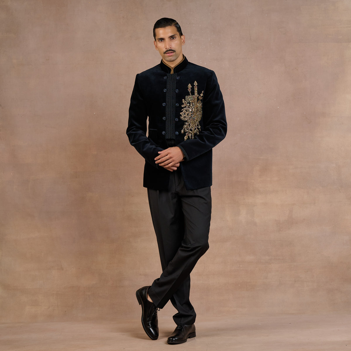 Noir Bandhgala Set | Siddi